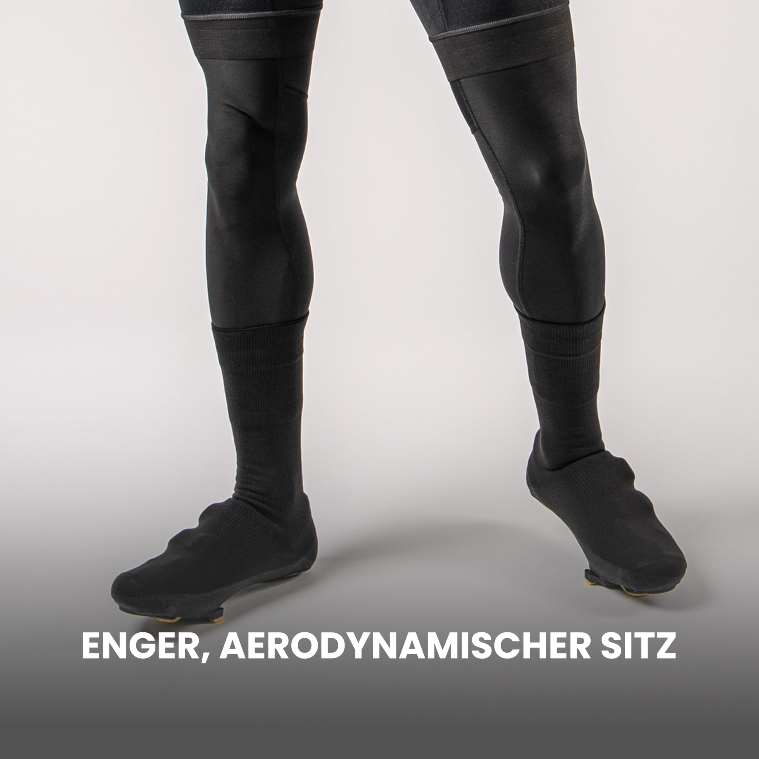 GripGrab Flandrien wasserdichte Rennrad Überschuhe Strick Aero Übersocken | Winddichte Belgian Booties für den Winter, Gestrickte Cover Socks mit Membran, Elastisch für rennorientierte Rennradschuhe
