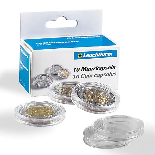 Leuchtturm 310706 cápsulas de Monedas diámetro Interior 24,5 mm