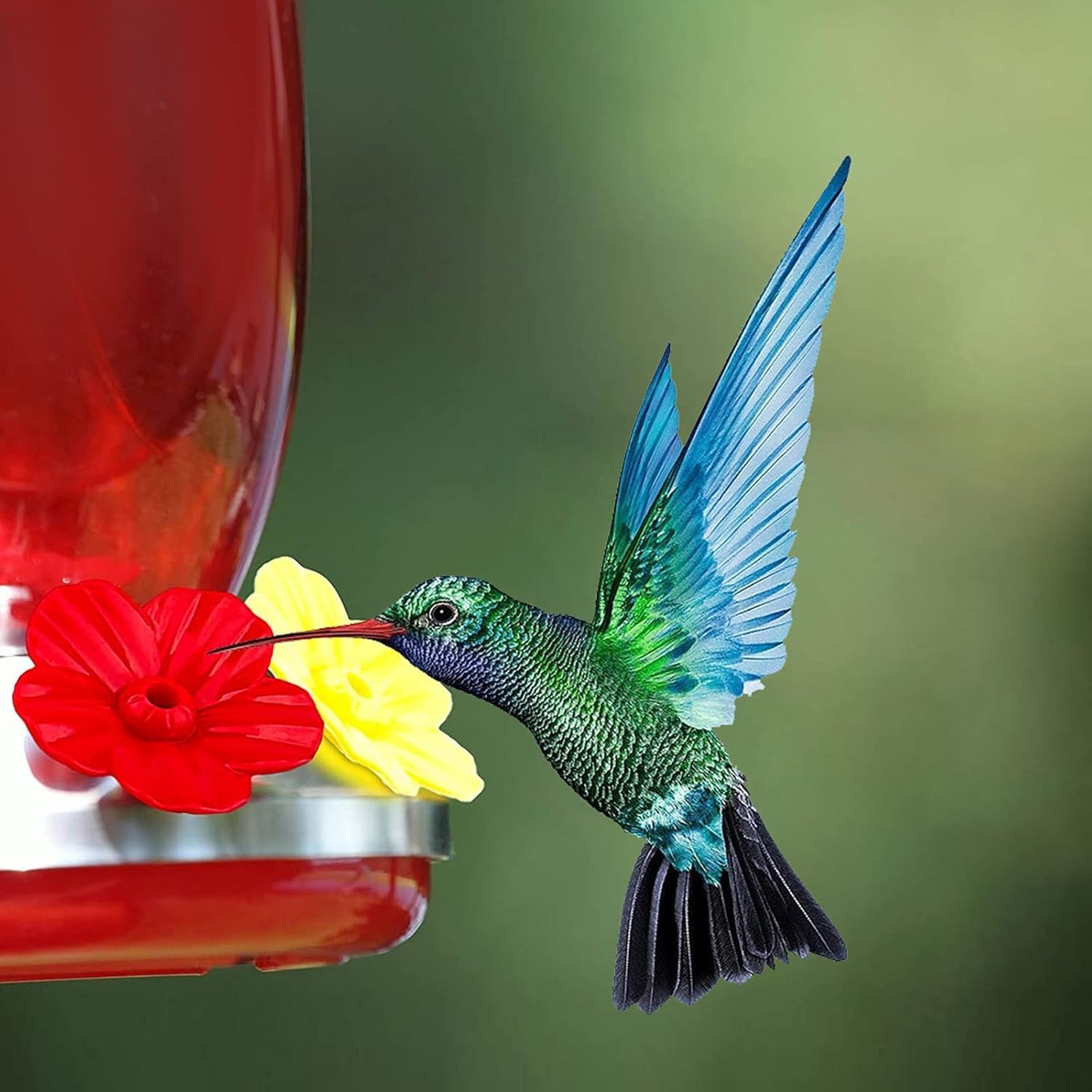 Surf Turtle 10Pcs Hummingbird Feeder Ports Universal Replacement Parts image 5
