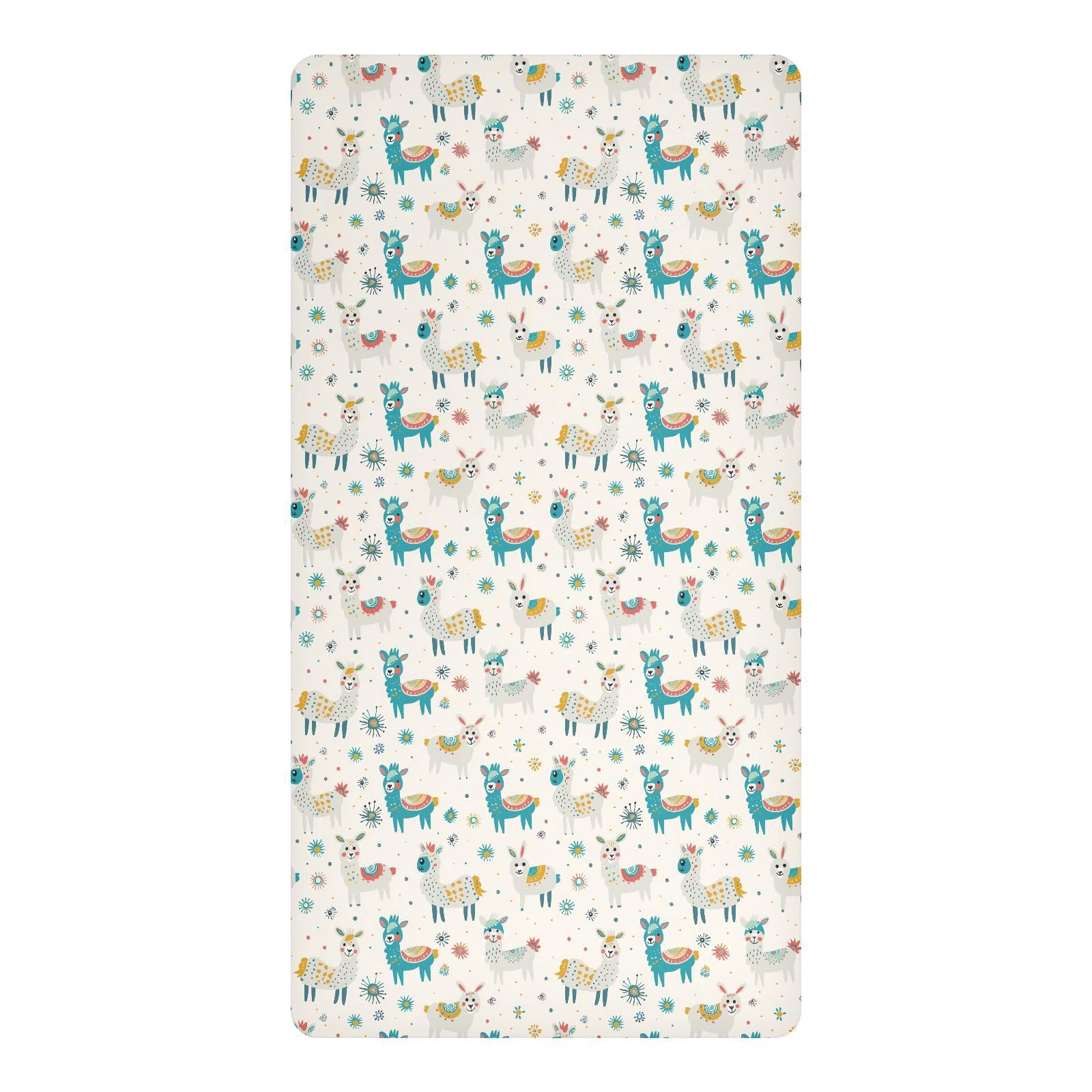 Drap-housse en mousseline imperméable bleu pour de douces nuits en berceau