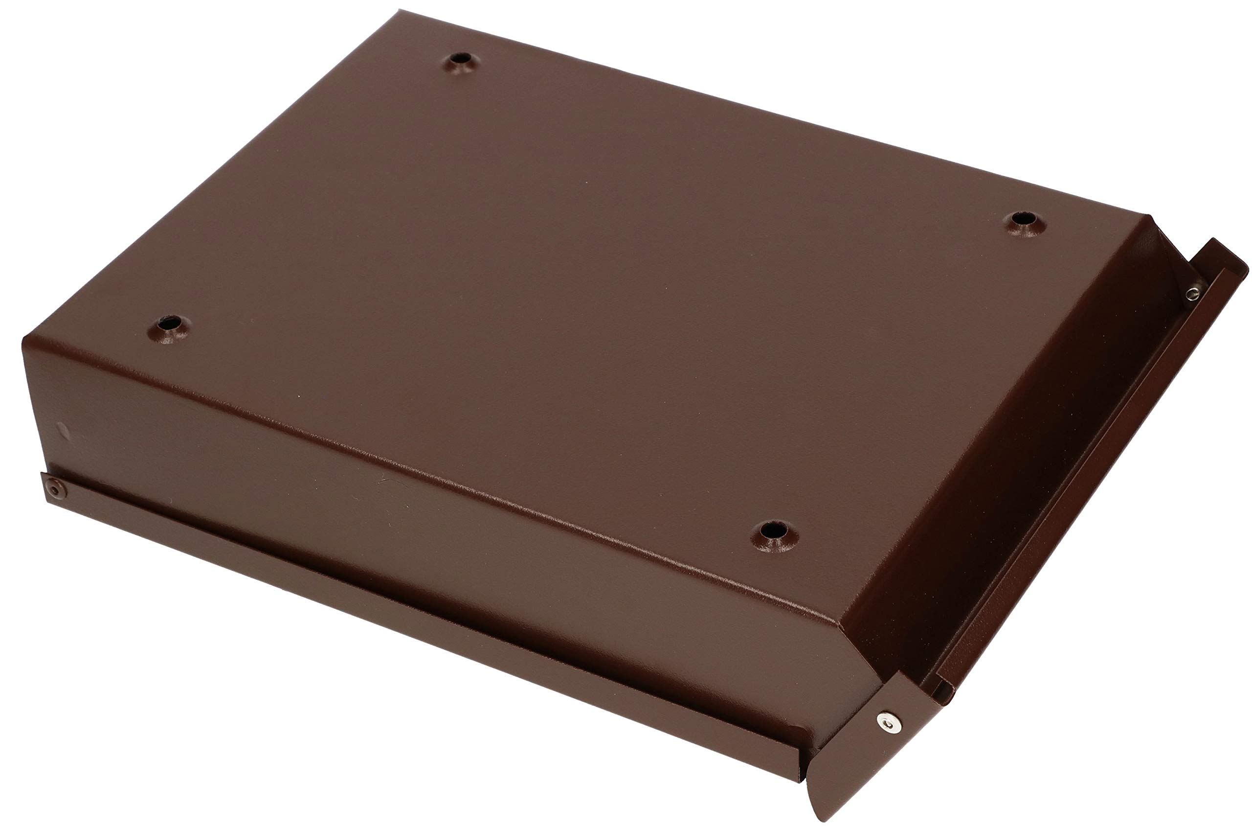 KOTARBAU Buzón de 260 x 180 x 55 mm, marrón, formato C-5 para periódicos aéreos
