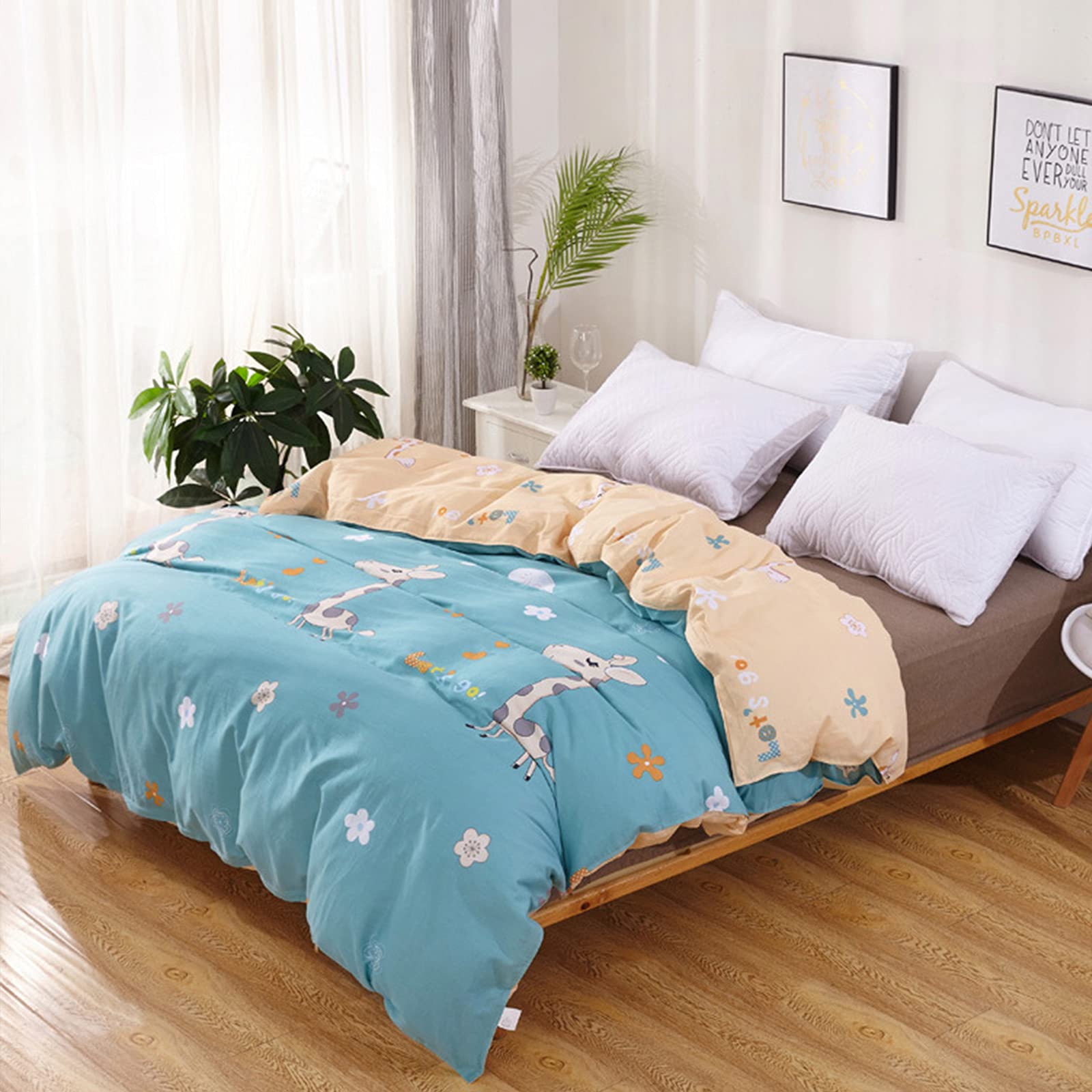 Couette 220x240 légère anti-allergie avec attaches et fermeture éclair - Lit deux personnes