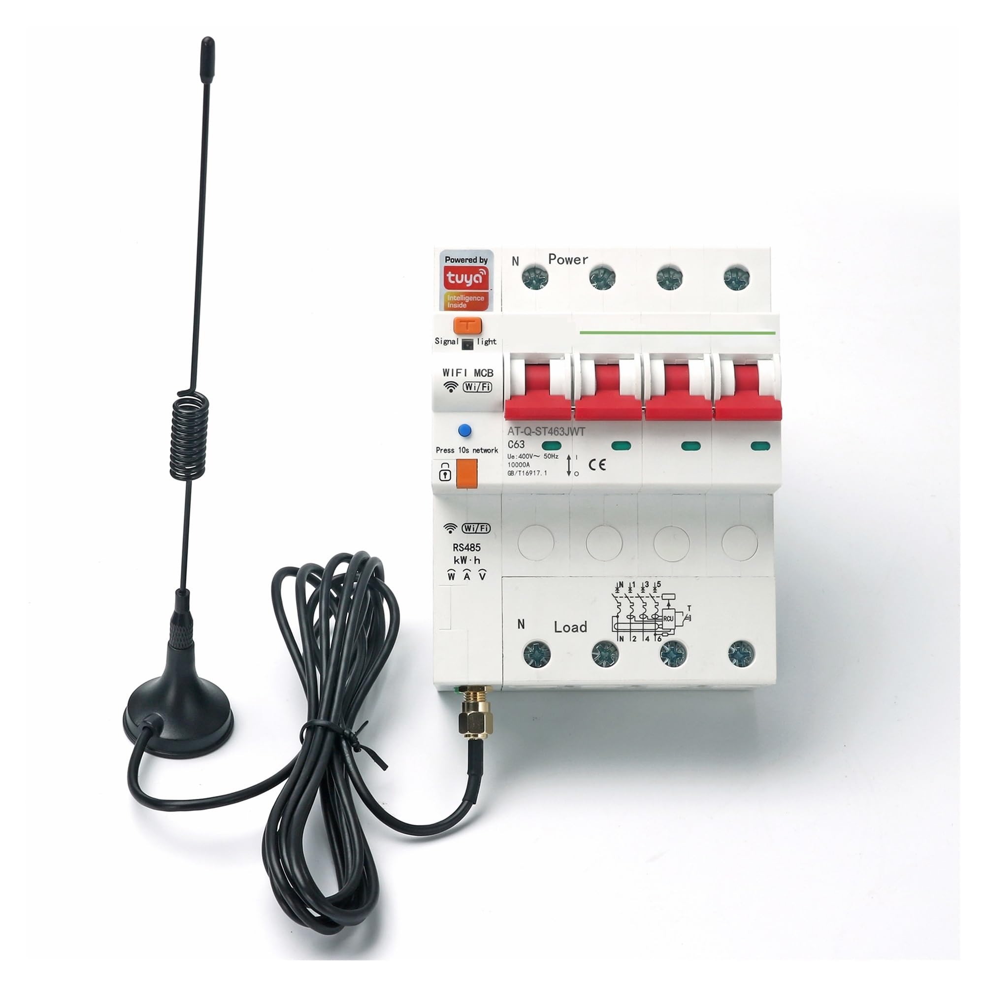 Interruttore Smart WiFi 220V 63A - Controllo Remoto APP, Monitoraggio Consumi, Timer Programmabile | Per Casa E Industria - Foto 8