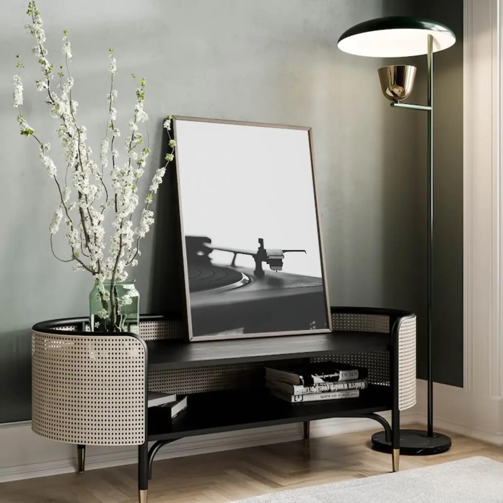 Vintage-Dekor-Gemälde, Vinyl-Schallplatten, Film-Wandbilder, Leinwand, Vintage-Kunstdrucke, Leinwandposter, Kunst für die Wanddekoration zu Hause, 70 x 90 cm, mit Rahmen