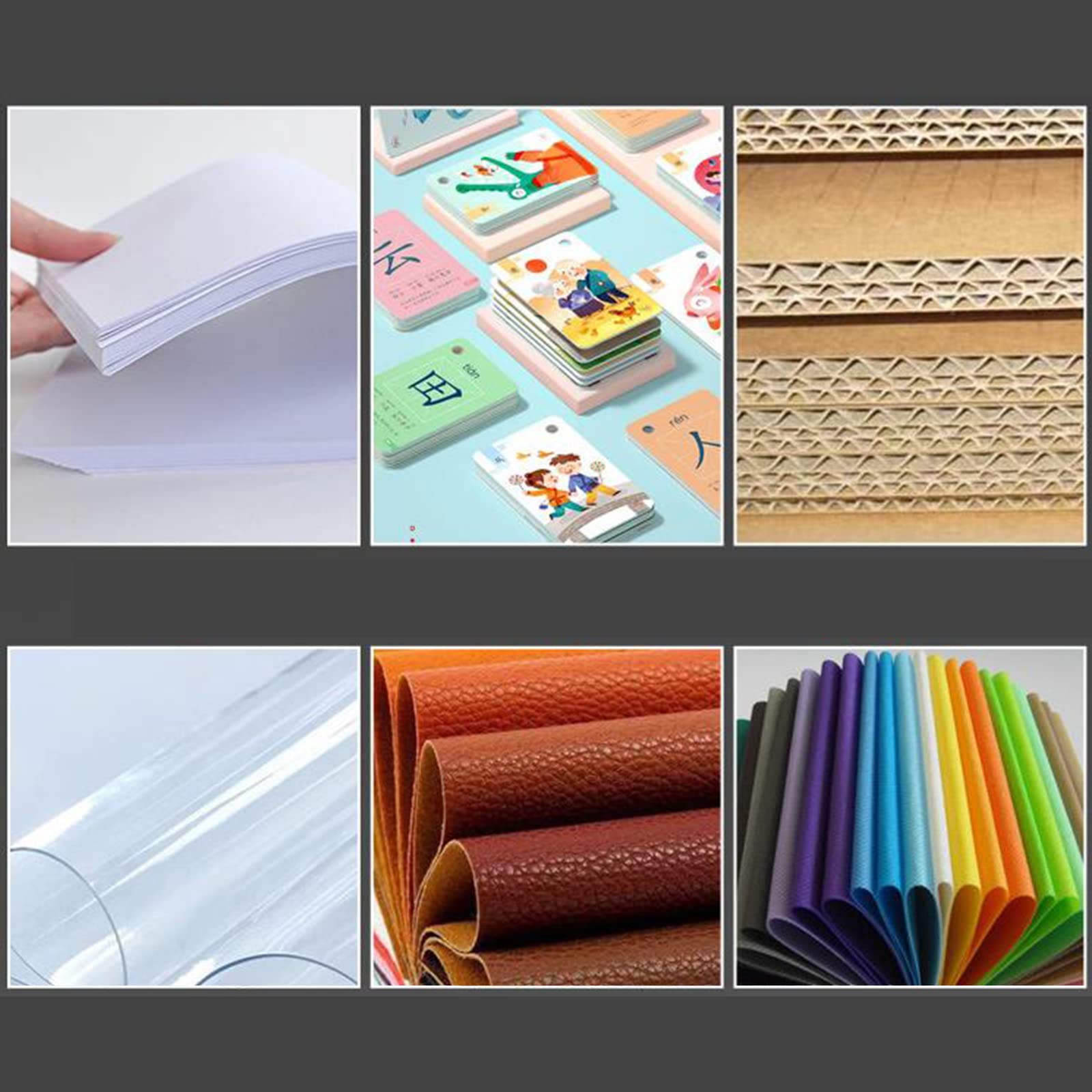 Elektrischer Papierschneider, robuster Schneidemaschine für Karton und Leder, 40 mm Schnittstärke mit Gitterlinien, perfekt für Büro, Zuhause und Schule