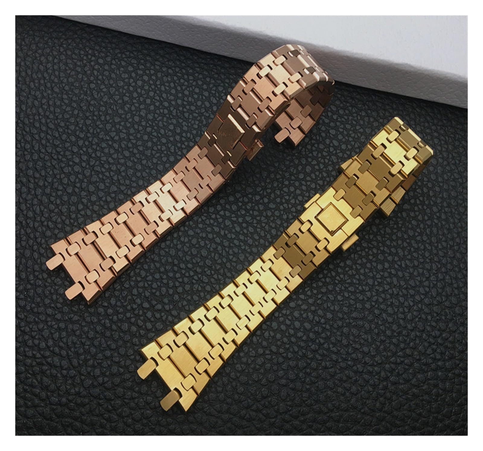 MENGKEG Cinturino In Argento Oro Nero 21mm 26mm Uomo Donna Cinturino In Acciaio Inossidabile Completo