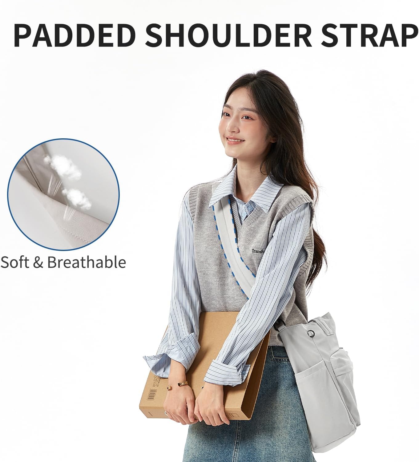 aji Tote Bag for women work, Water-Resistant Tote Bag with Multi Pockets,for Work/Travel/College/Daily - Image 8