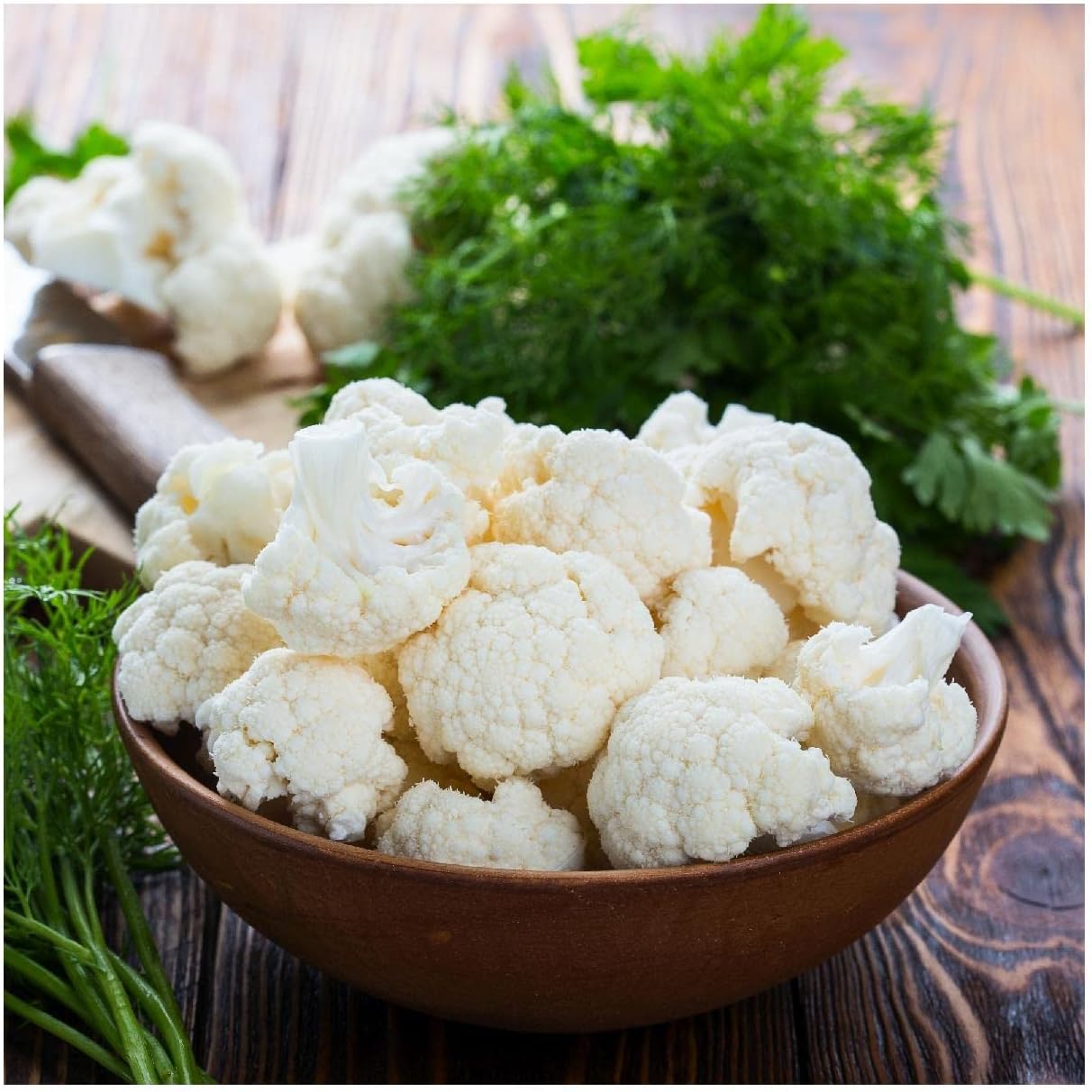 Everwilde Farms - 1 Lb Snowball Y Improved Cauliflower Seeds - Gold Vault