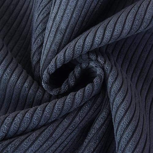 Miniatura 6 de Juego de 2 fundas de almohada decorativas para interiores y exteriores, fundas cuadradas de cojín a rayas para sofá, dormitorio o automóvil, 22 x 22