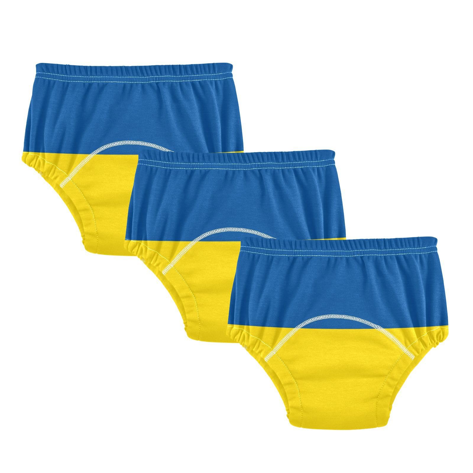 Baby Boys Training Underwear Leakproof Potty Training Underwear Briefs for Toddler 4T Flag Ukraine Original
