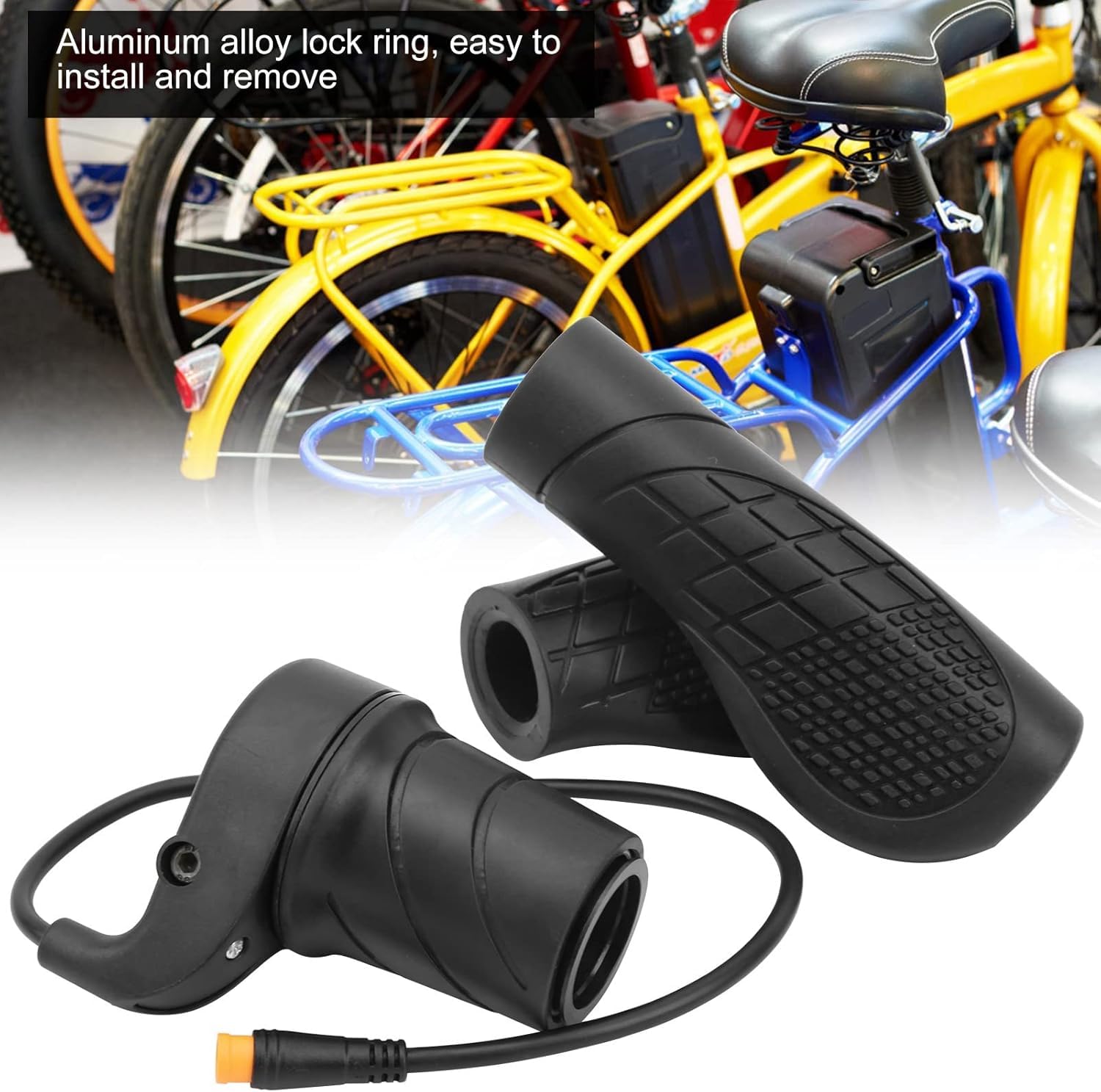 Manopola Dell'acceleratore per Bici Elettrica, Acceleratore a Mezza Torsione per Bicicletta Elettrica Parte Modificata per Mountain Bike, Giunto Impermeabile per Controllo