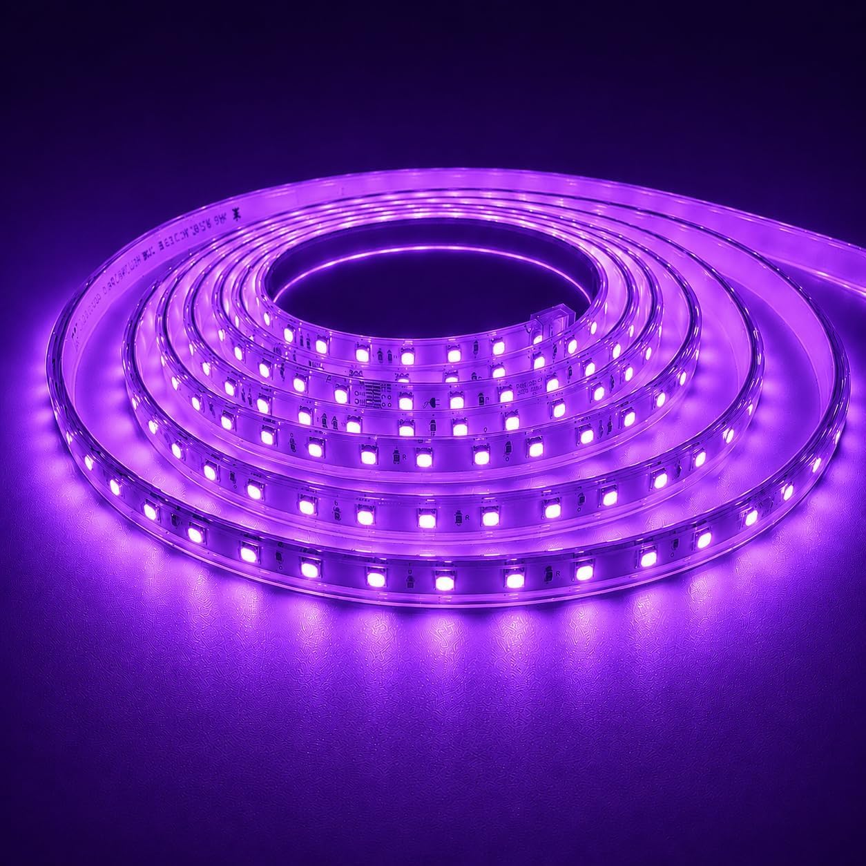 ONSSI Tiras LED 220V RGB Multicolor 15M, IP65, SMD5050, 60 LED/m, con Controlador Bluetooth, Control por APP y Mando a Distancia