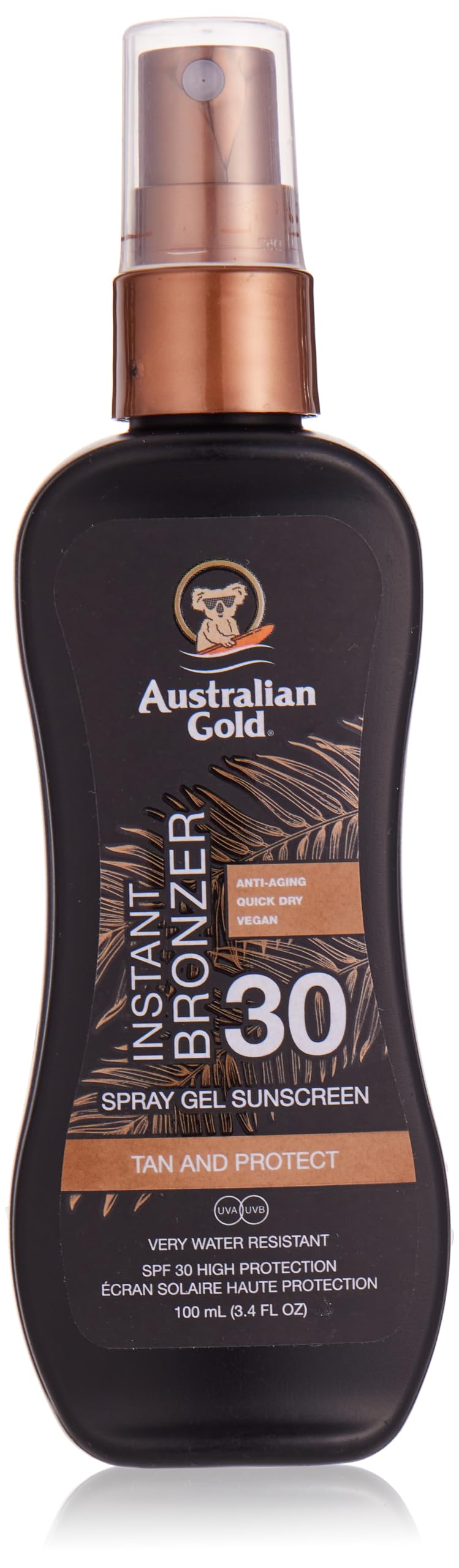 Australian GoldInstant Sunscreen Spray Spf 30 100 Ml (Pack Of 1)