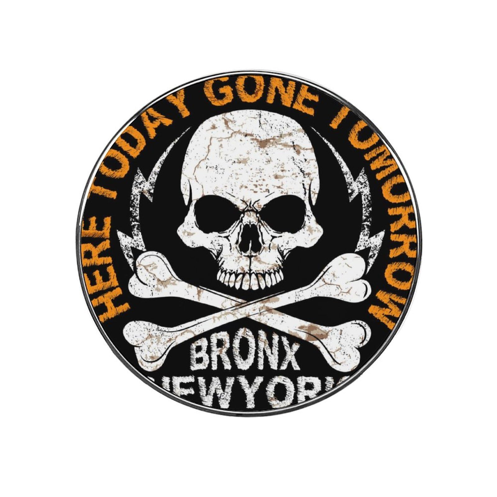 White Skull Alloy Fridge Magnet For Office Cabinet Refrigerator Whiteboard Photo