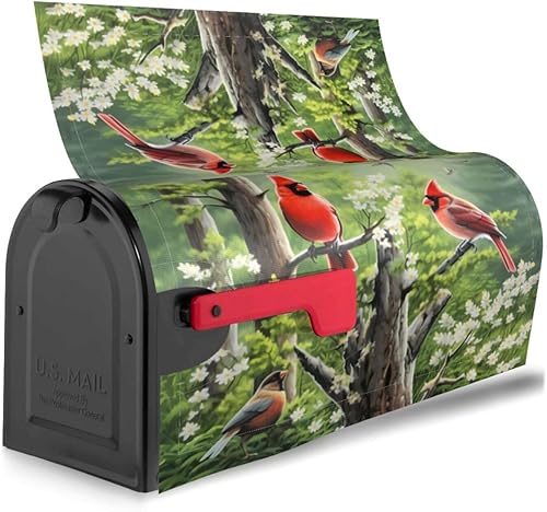 Miniatura 10 de Rock and Roll - Fundas de buzón de esqueleto bohemio hippie, fundas magnéticas para buzón, tamaño grande, 25.5 x 21 pulgadas para decoración de