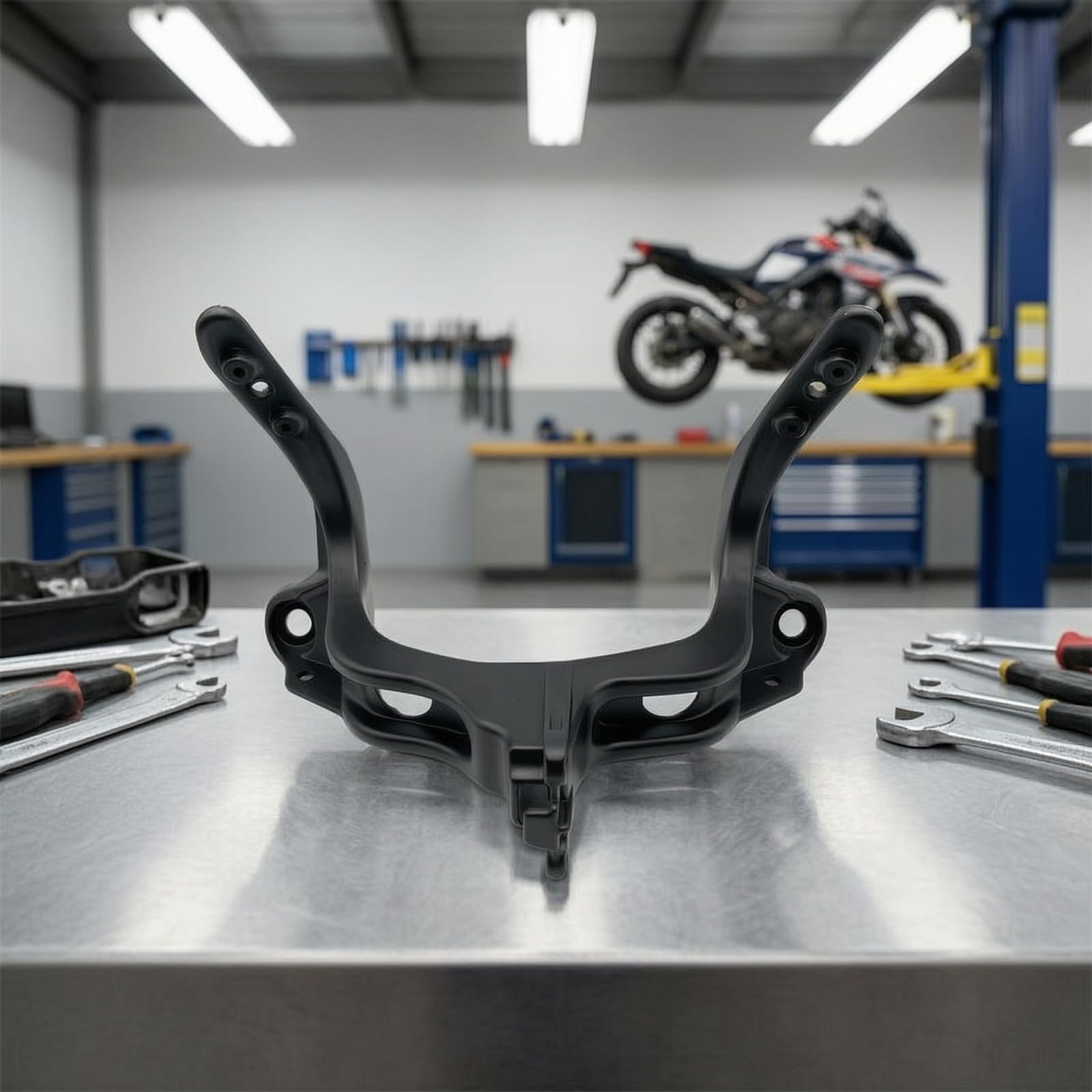 Qianly Telaietto Portafaro Specifico Telaietto Strumentazione Nero Supporto per ciclisti, Officina, Pista