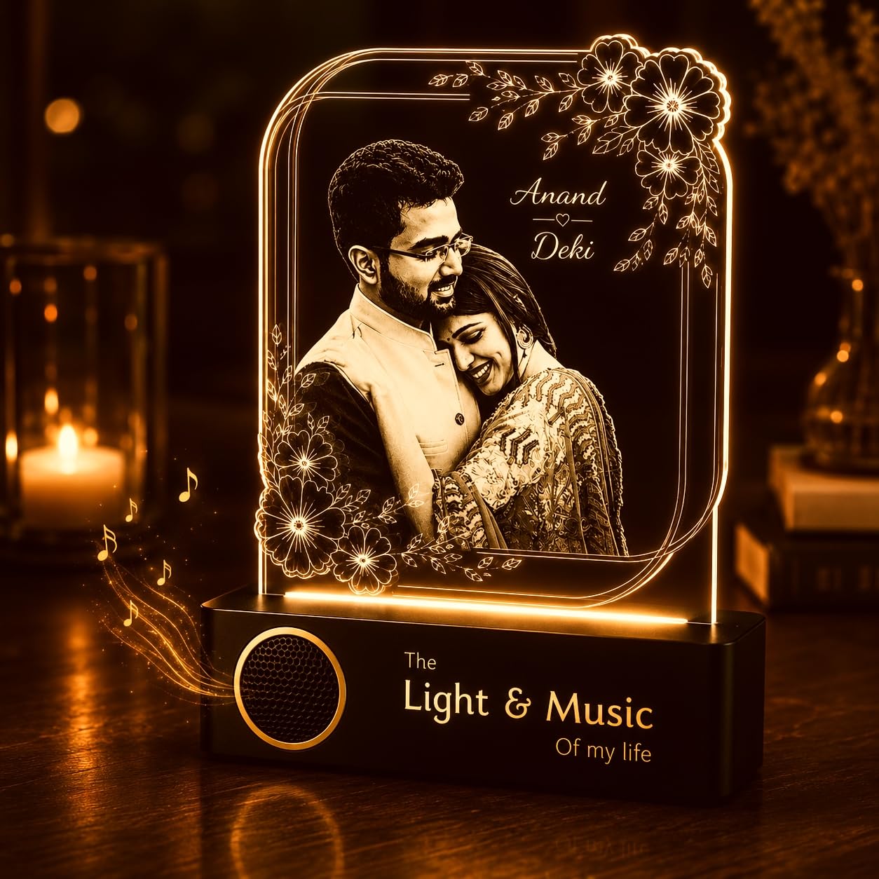 Personalized LED Photo Lamp - Romantic Gift for Couples -11