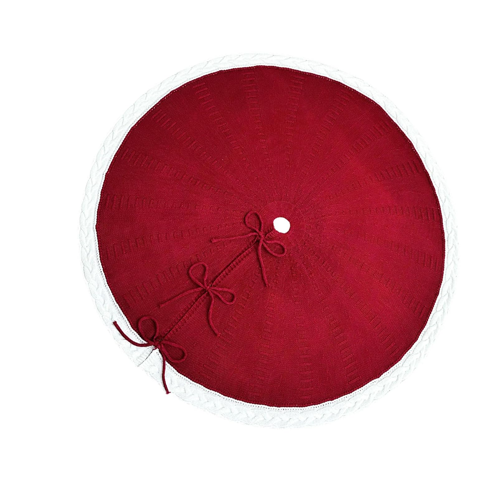 Vacanze Maglia Albero Gonna Morbido Tessuto Rotondo Base di Natale Coperture Decorazione Alberi Tessuti A Mano Tappeto Per La Casa Tappetino Decorativo