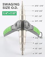 Vista 5 de Herramienta de estampación de mano, expansor de tubo de cobre, herramienta de expansión de estampación HVAC para 1/4 "5/16" 3/8" 1/2 " 5/8 " 3/4