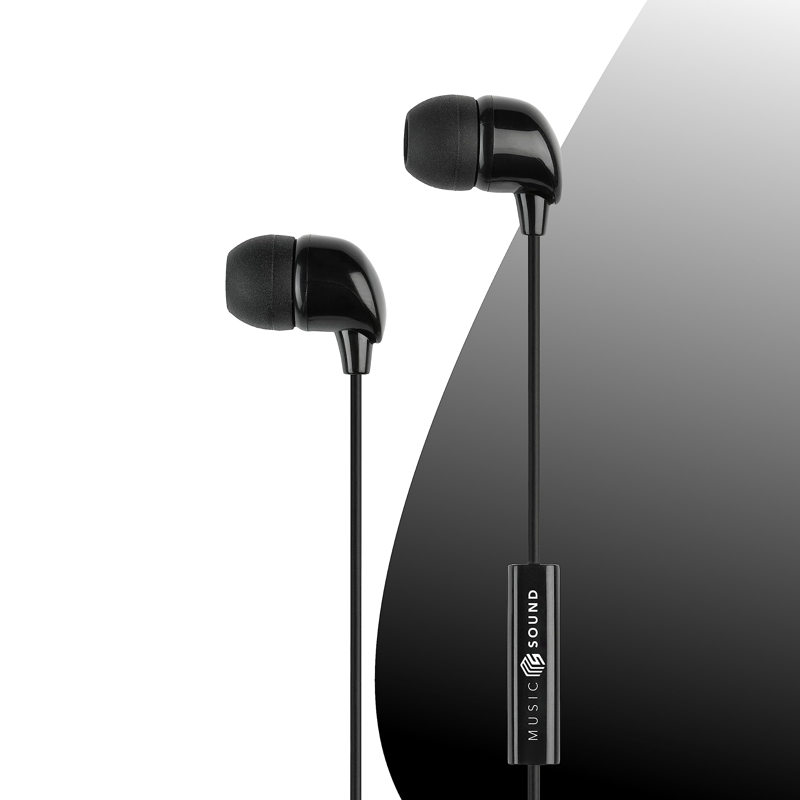Écouteurs Intra-Auriculaires Filaires Music Sound - Micro Intégré, Jack 3.5mm, 1.2m