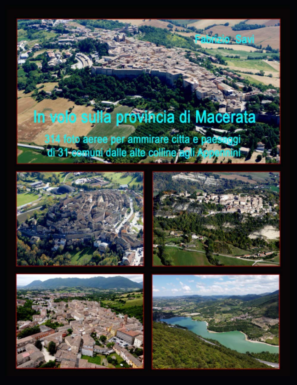 Photos aériennes Macerata livre paysage Italie collines Apennins