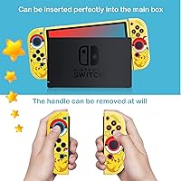 Vista 5 de Xcitifun Diseñada para Nintendo Switch OLED Funda Switch OLED TPU para niñas y niños, linda carcasa protectora Kawaii compatible con Nintendo Switch