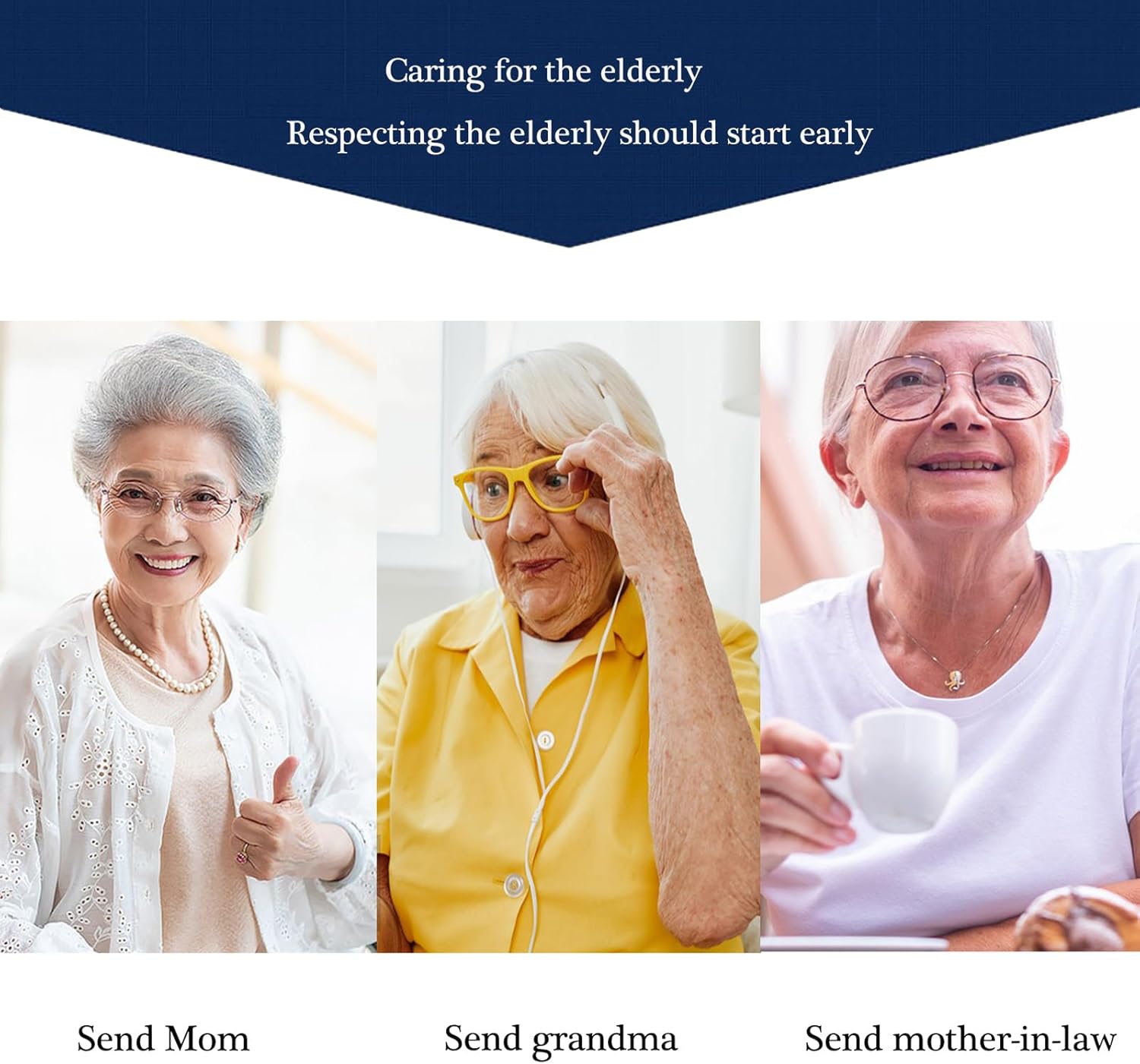 Seniors Women's Cotton Underwear High Waisted Full Coverage Briefs For Medium Elderly Ladies Plus Size Panties - Image 2