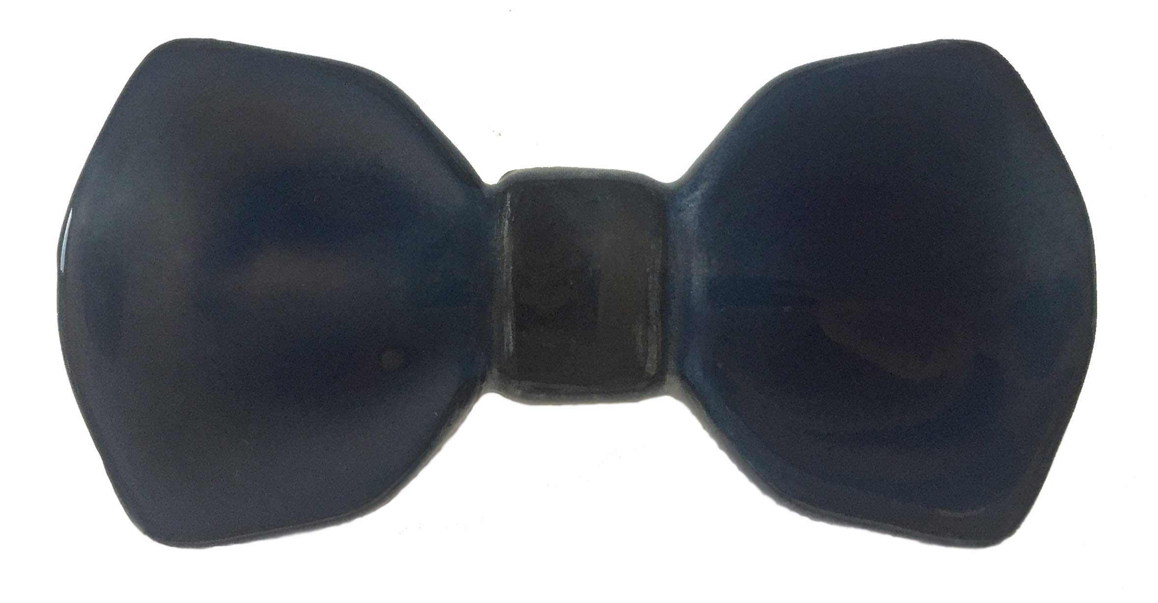Papillon in ceramica blu scuro made in italy