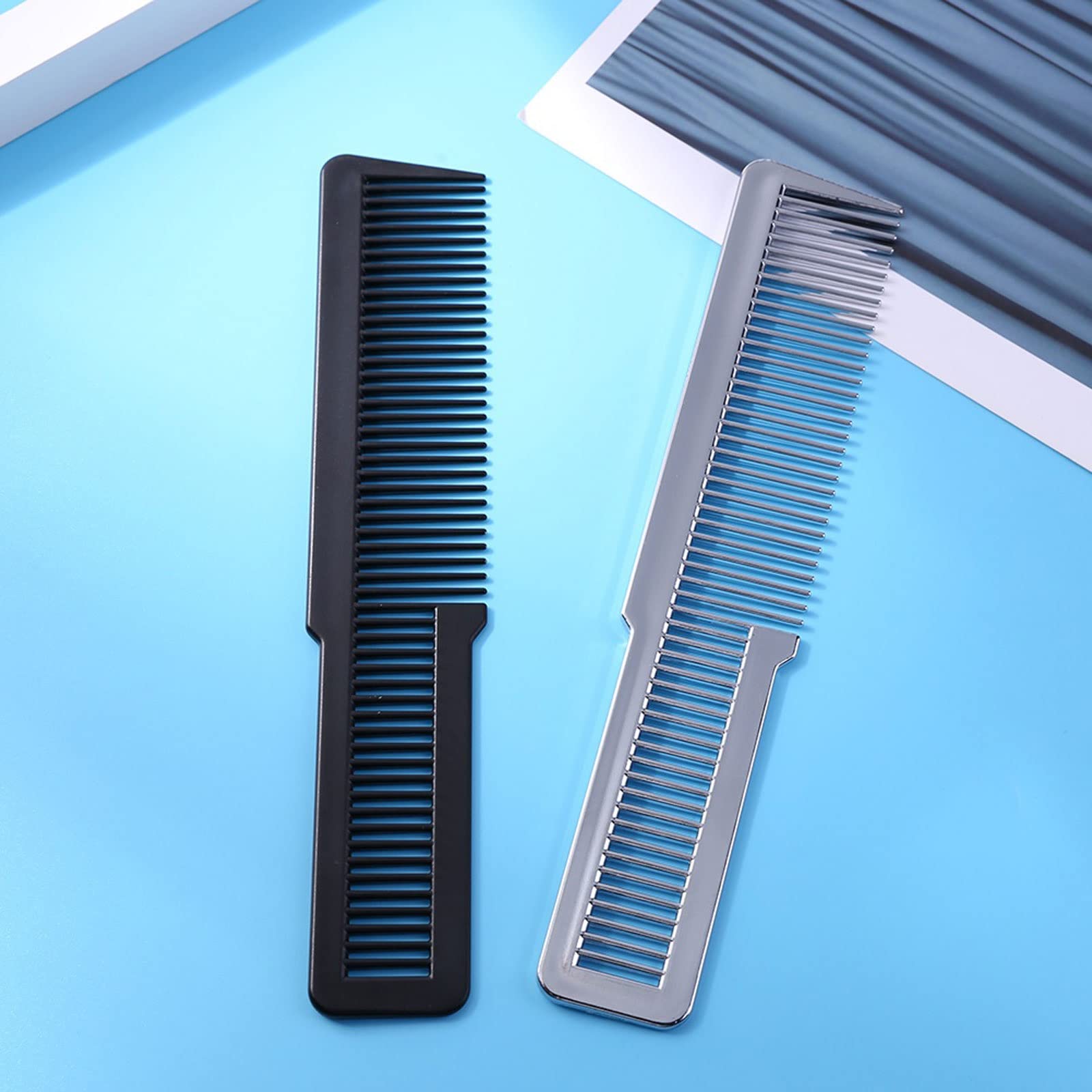 DieffematicSZ Peine 1 PC Colorido salón peluquero de peluquería fibra de carbono peinador antiestático