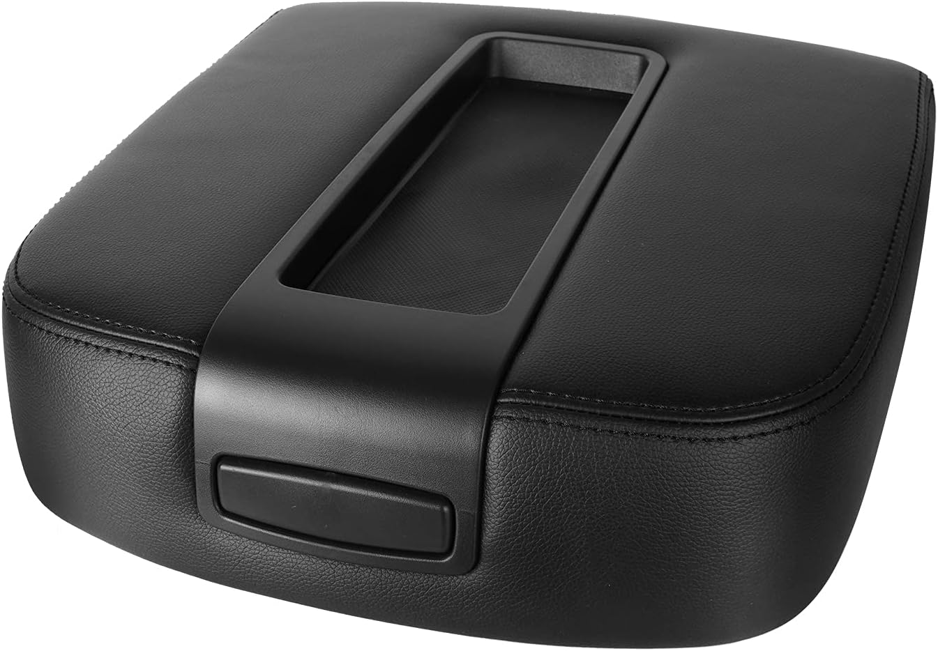 LCWRGS Center Console Lid Black Armrest Cover Replacement for 2007-2014 Chevy Silverado/Tahoe/Suburban/Avalanche | GMC Sierra/Yukon/Yukon XL, Replaces 15217111