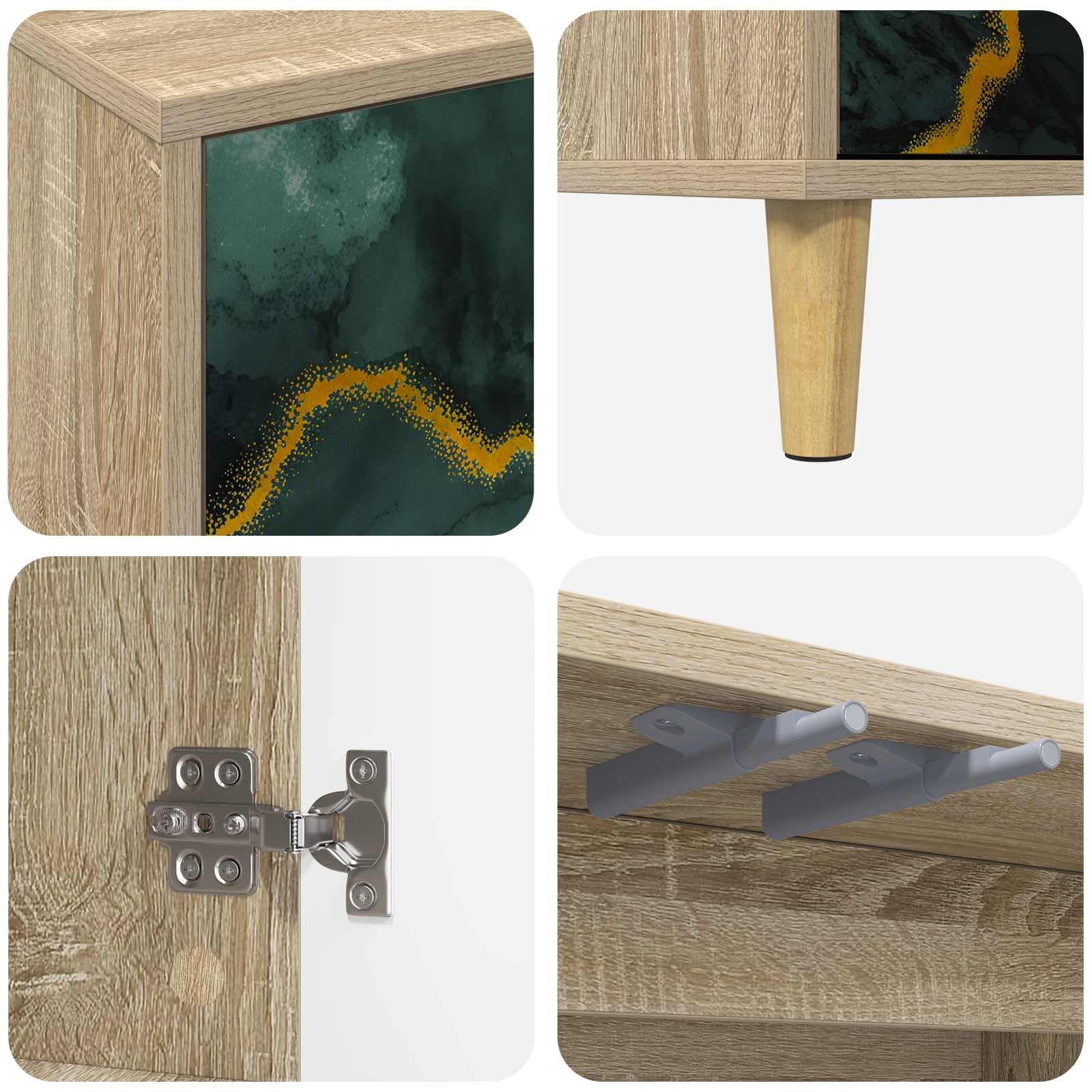 Szafka TV WIJHE 69 x 33 x 50 cm Sonoma