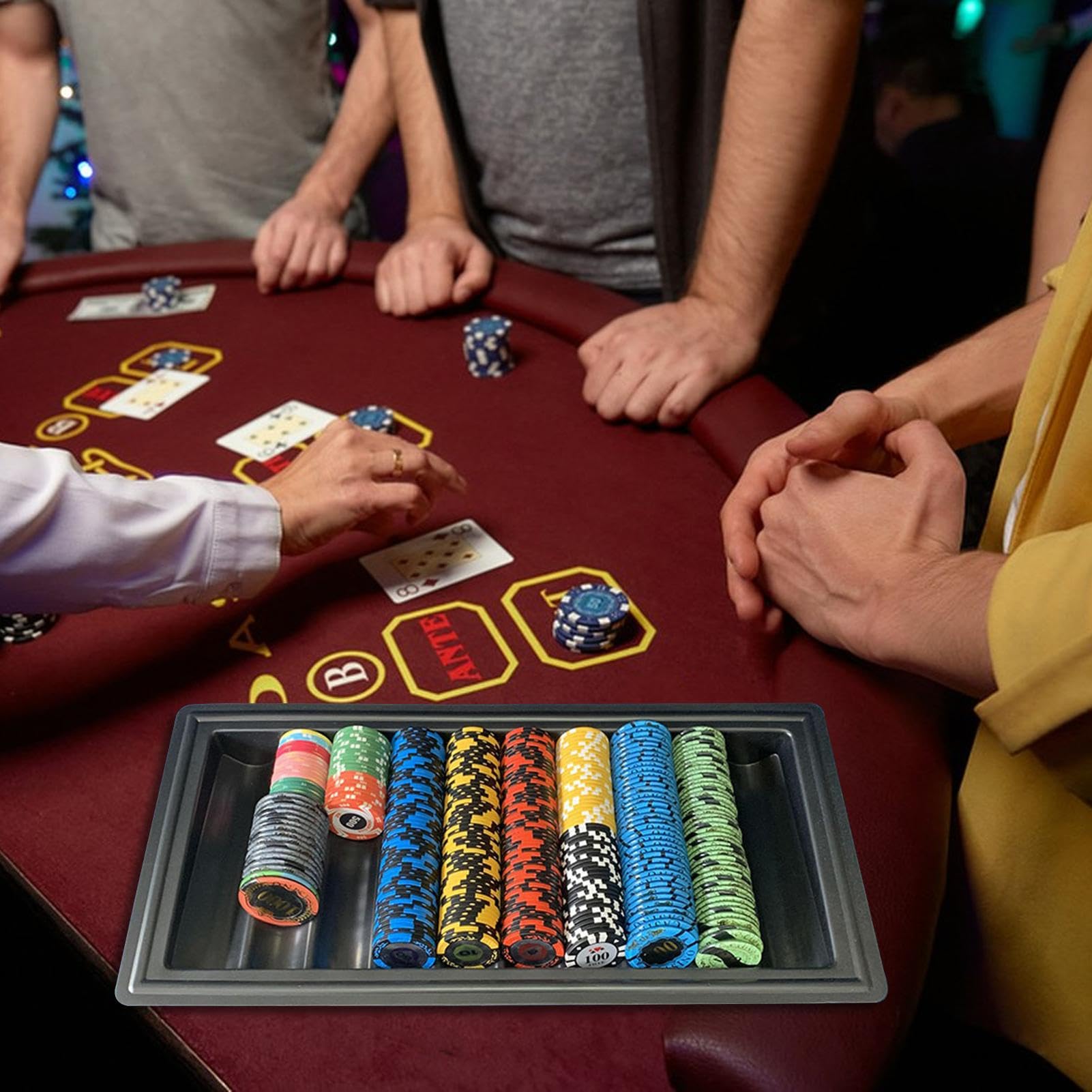 Plateau à jetons de Poker, Plateau à jetons, Plateau de jetons de Poker, Plateau de jetons de , Plateau de jetons de Poker pour jetons de Poker