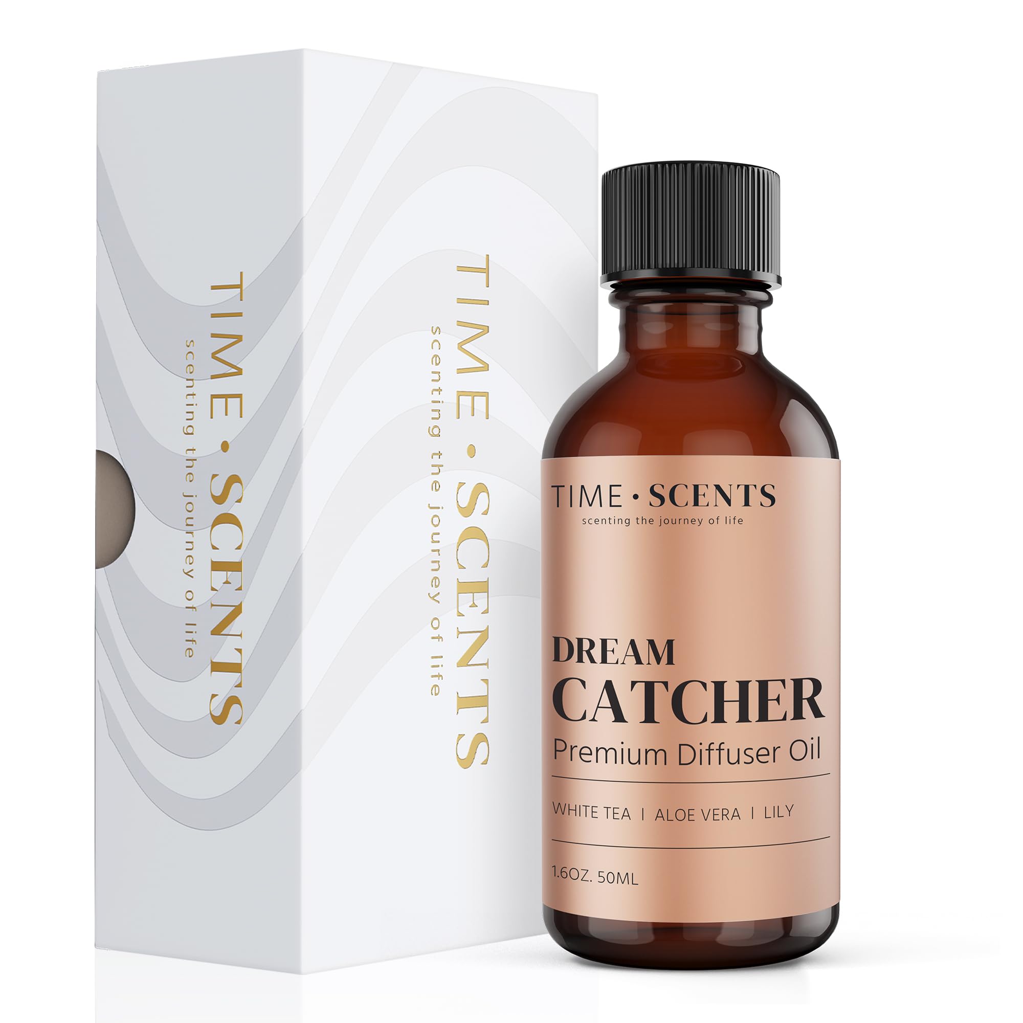 Essential Oil Blend Diffuser Oil: Dream Catcher Hotel Inspired Home Fragrance Oil for Diffuser, Aromatherapy Oils for Aroma Diffuser for Home with Aloe Vera, Lily & White Tea Essential Oils (1.6 oz)