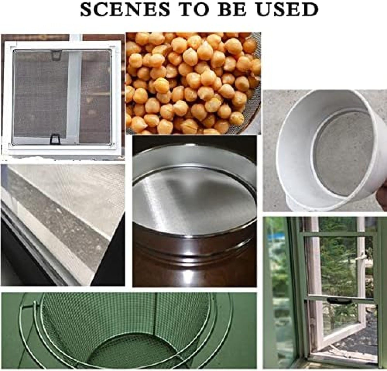 Filtro de malla de alambre de acero inoxidable 300 para el hogar, cocina, control de plagas, filtración de aceite y tensión de alimentos