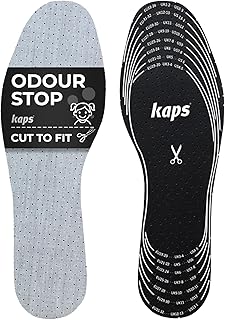 Best Shoe Insoles Inserts for Children | Bad Smell Odor-Eater Technology with Breathable Foam |Cut to Fit | Kaps Odour Stop Kids Made in Europe Multicolor