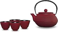Vista 1 de Tetera De Hierro Fundido 600 Ml Con Juego De 4 Tazas