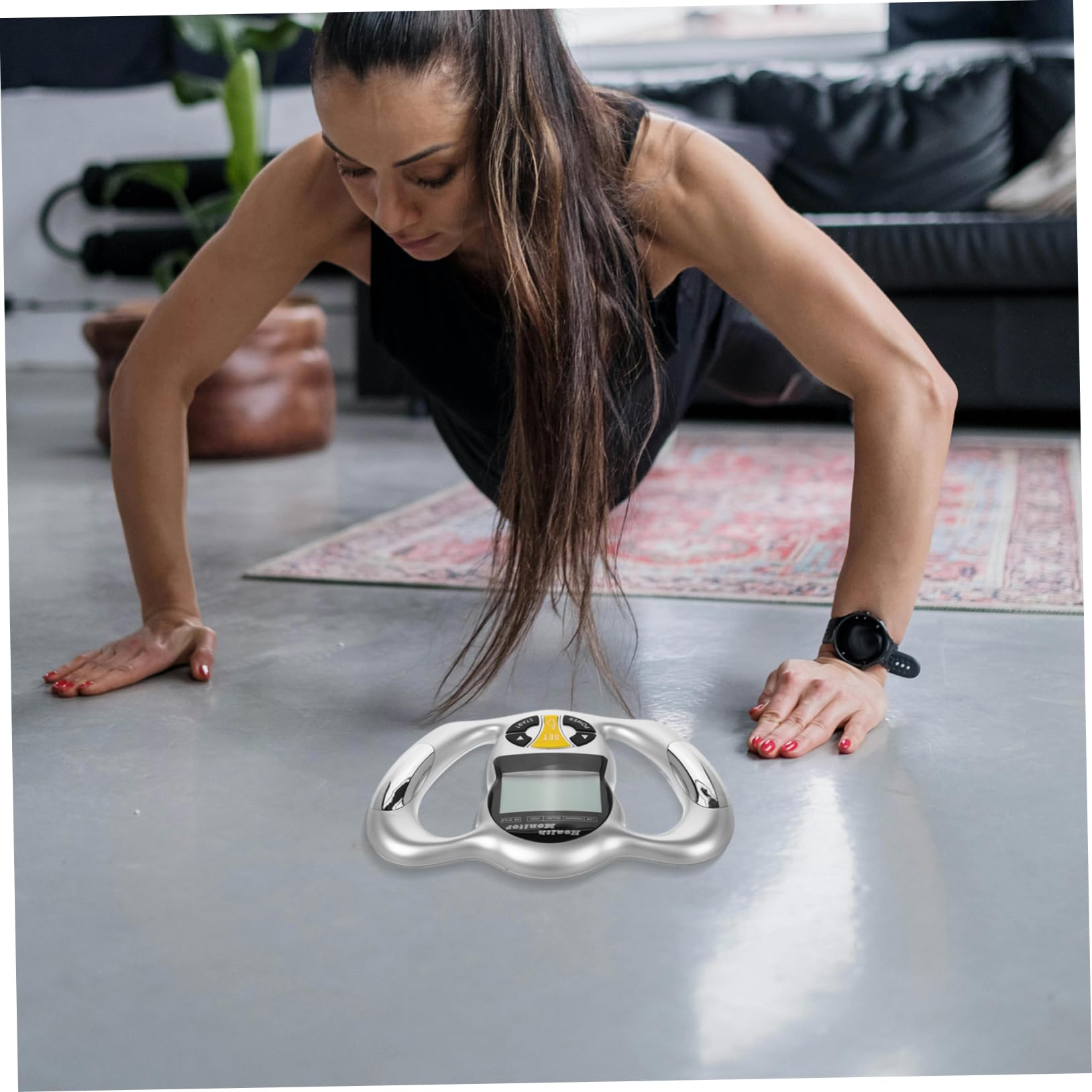Ipetboom Medidor Portátil de Grasa Corporal Tecnología Avanzada, Pantalla Lcd Precisa y Diseño Compacto para Uso en Fitness y Medición de Imc