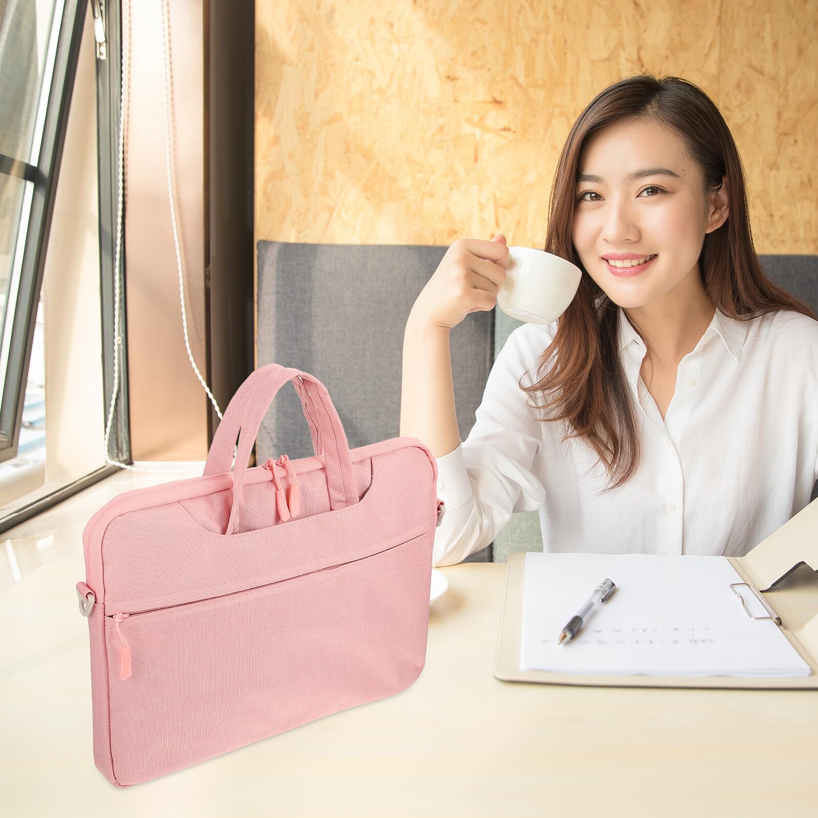 VANZACK Borsa per Laptop e Tablet 14 Pollici Oxford Resistente alla Compressione Manico Portatile per Uso Professionale