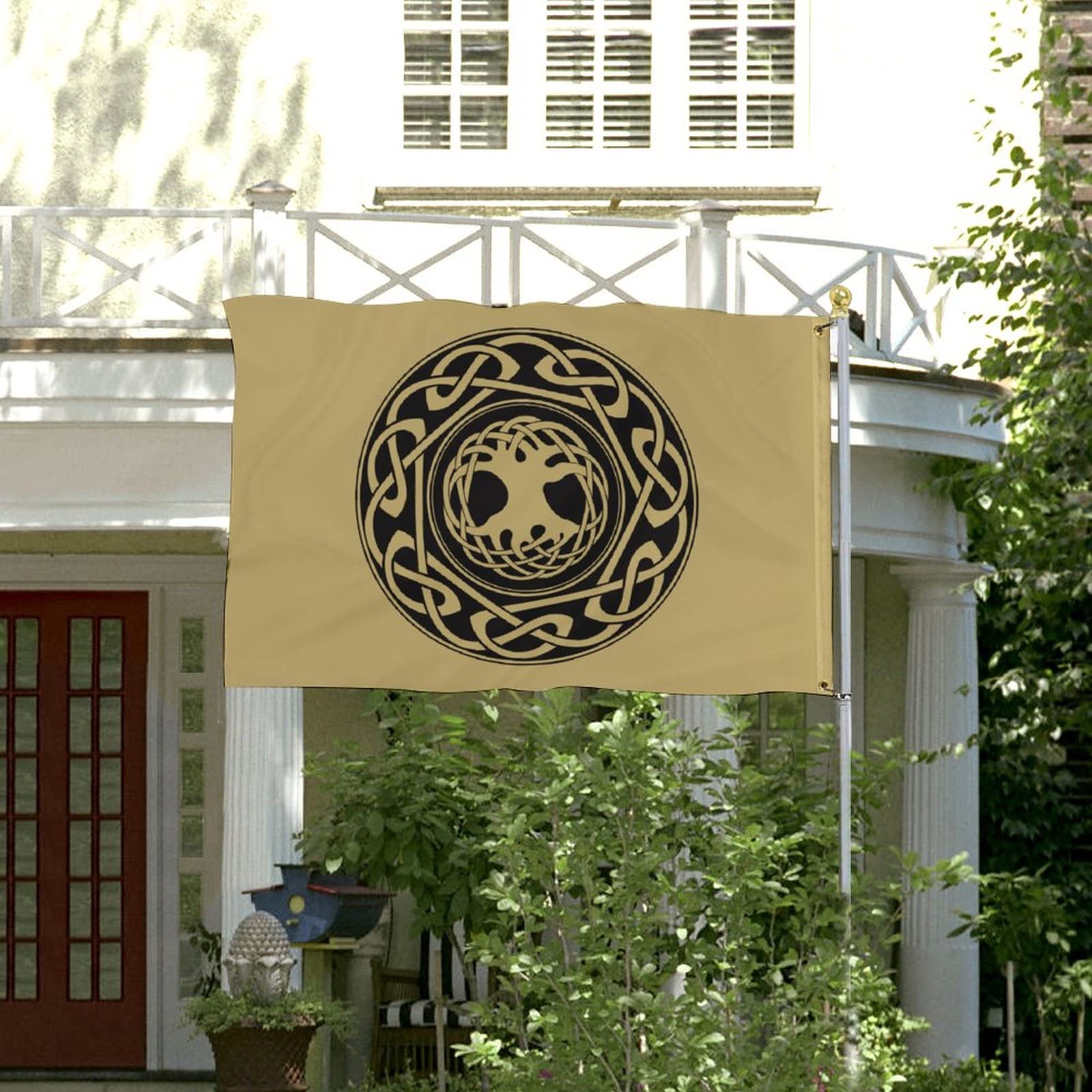 Drapeau De Jardin Extérieur Double Face, Impression Mythologie Nordique, Drapeaux De Jardin Décoratifs Pour Décoration D'intérieur, Cour, Pelouse, 71,1 X 101,6 Cm