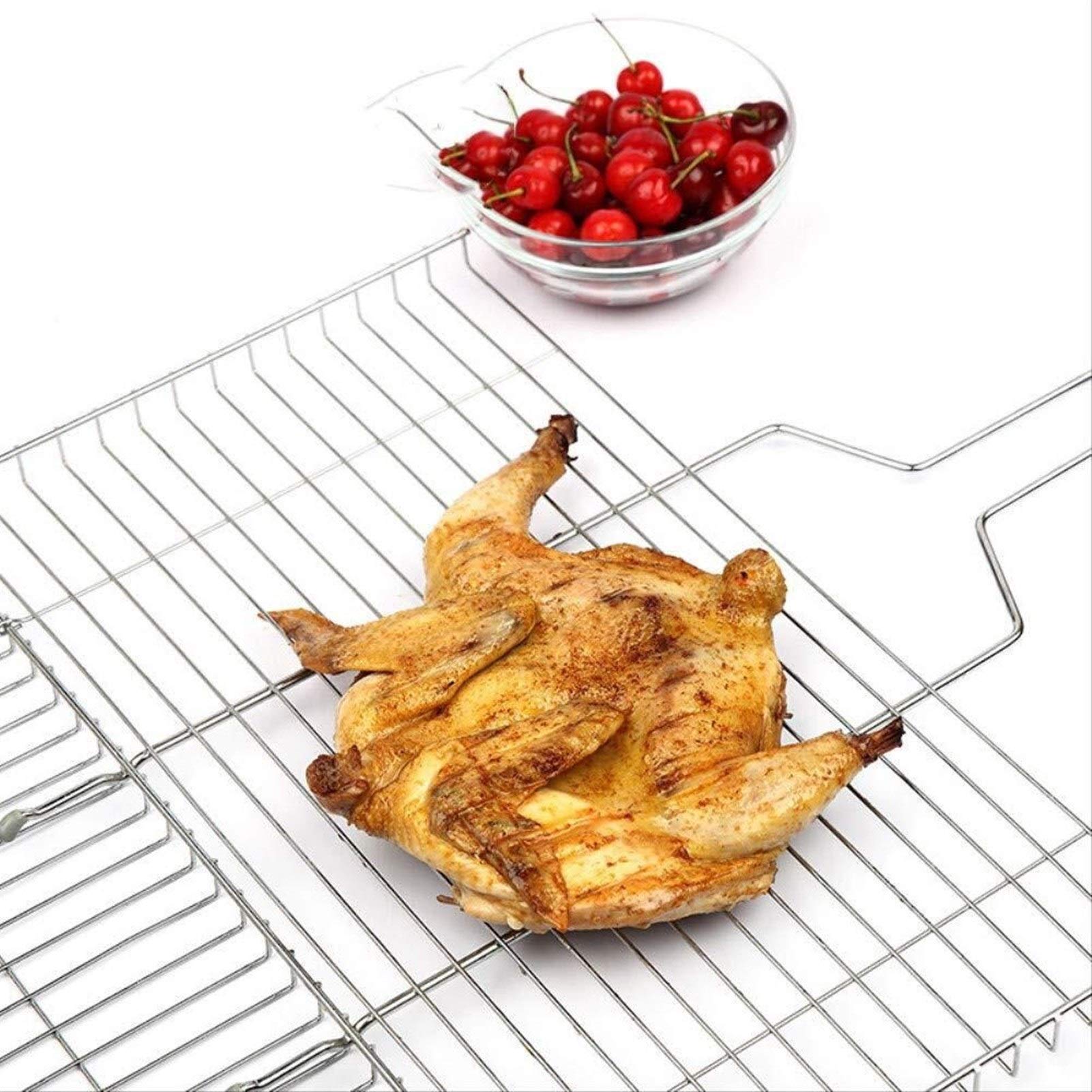 Koszyk do grilla, ruszt, klips siatki, grillowanej ryby, przenośna siatka tostów, grill, kwadratowy
