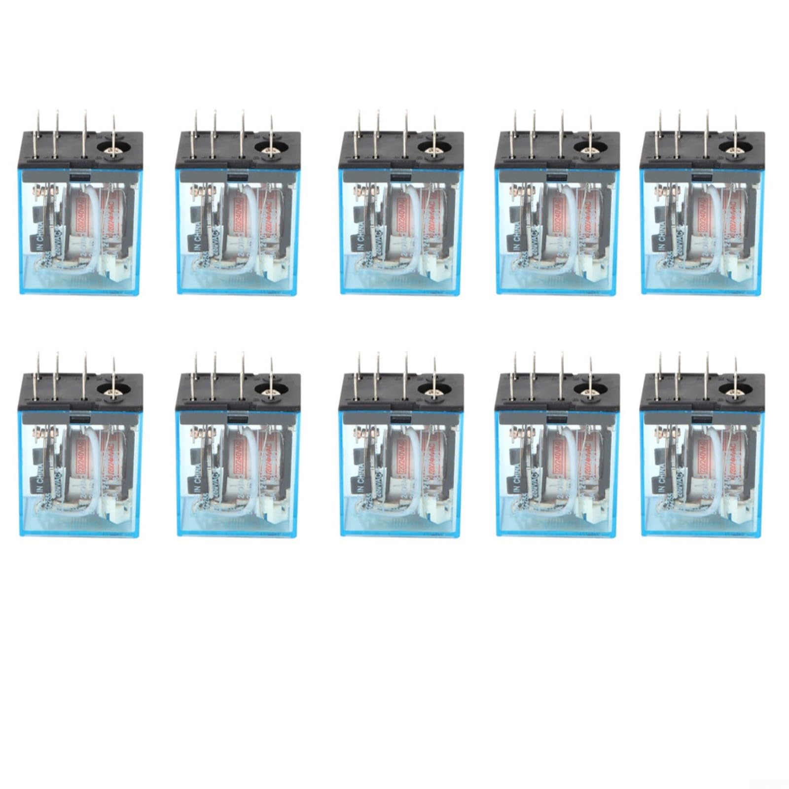 Relé MY2N-J de 8 pines DPDT 220V CA para solucionar fallos de conmutación en motores de 5A