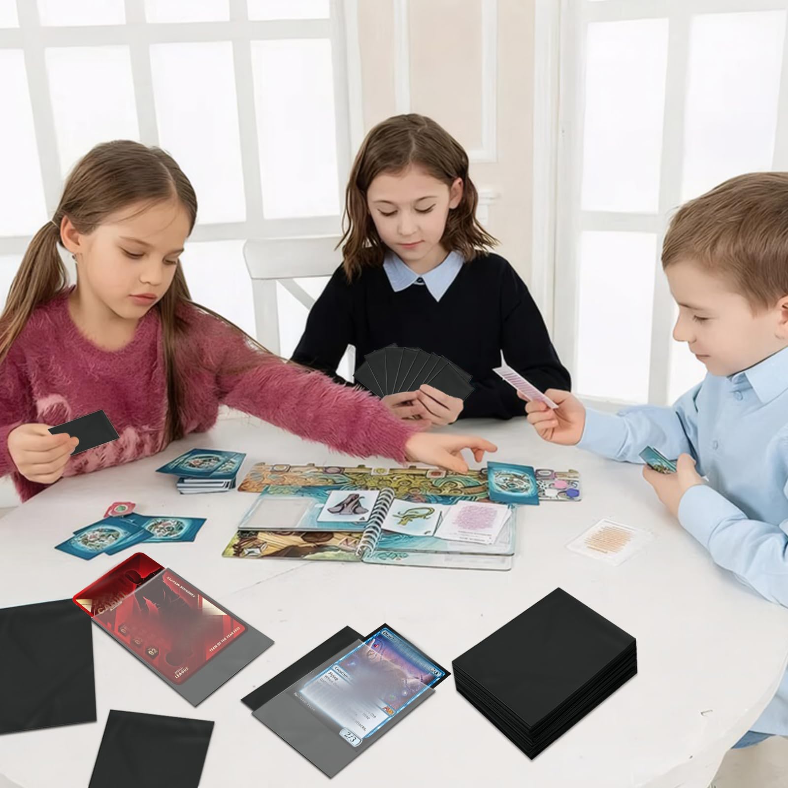 1000 Matte Sammelkartenhüllen - 66x91 Mm In 10 Farben, Perfekt Für Sportkarten, Toploader & Spielkarten