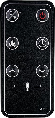 Miniatura 5 de Mando a distancia de repuesto para calentador eléctrico de chimenea Covenant LFP-Remote
