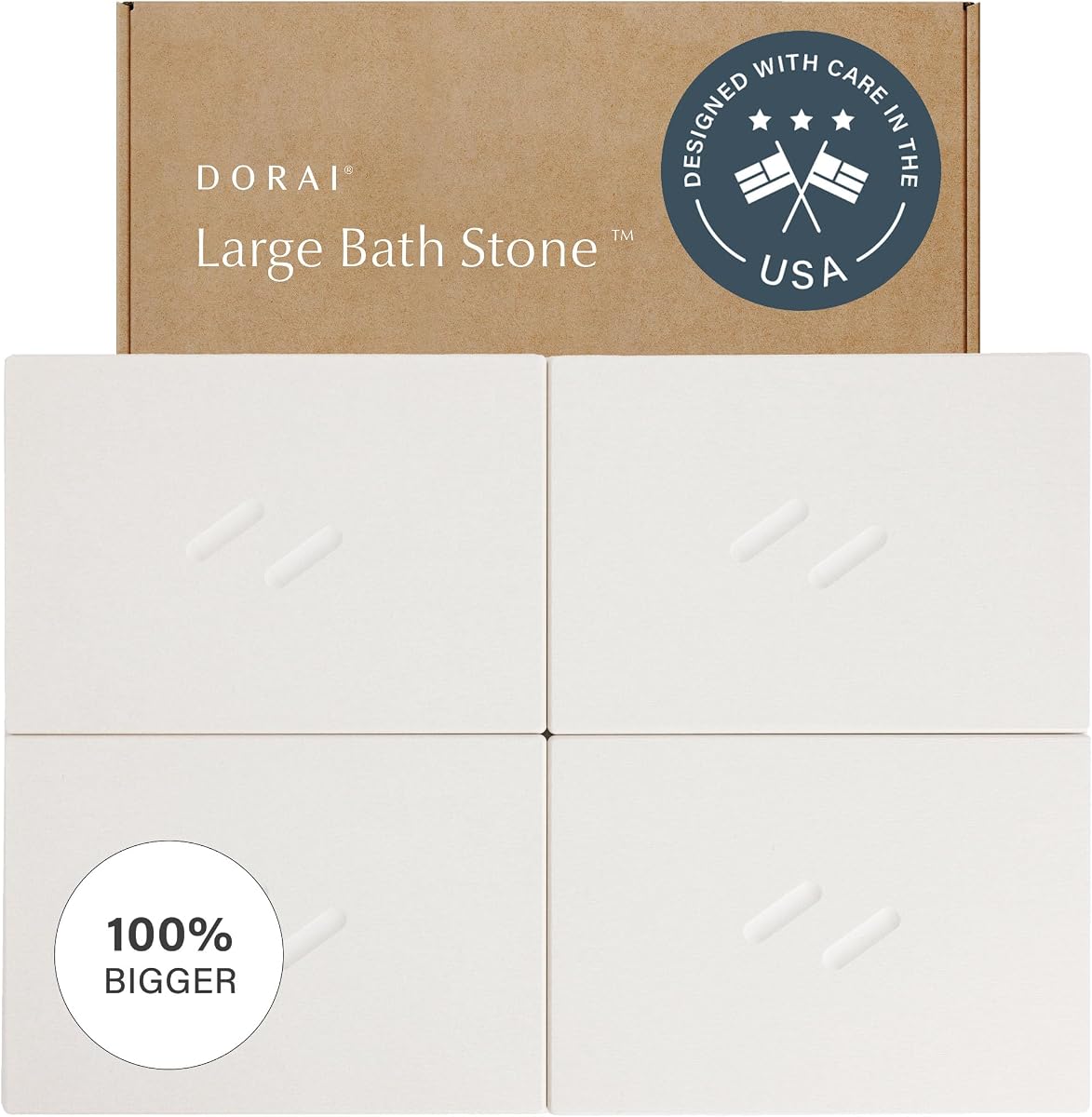 Alfombra de baño de piedra para el hogar | Alfombra de ducha de tierra de diatomeas de secado rápido, alfombras de baño modernas de piedra natural antideslizantes, diseño personalizable | Arenisca, grande: 32,1" x 22,8" x 0,6"