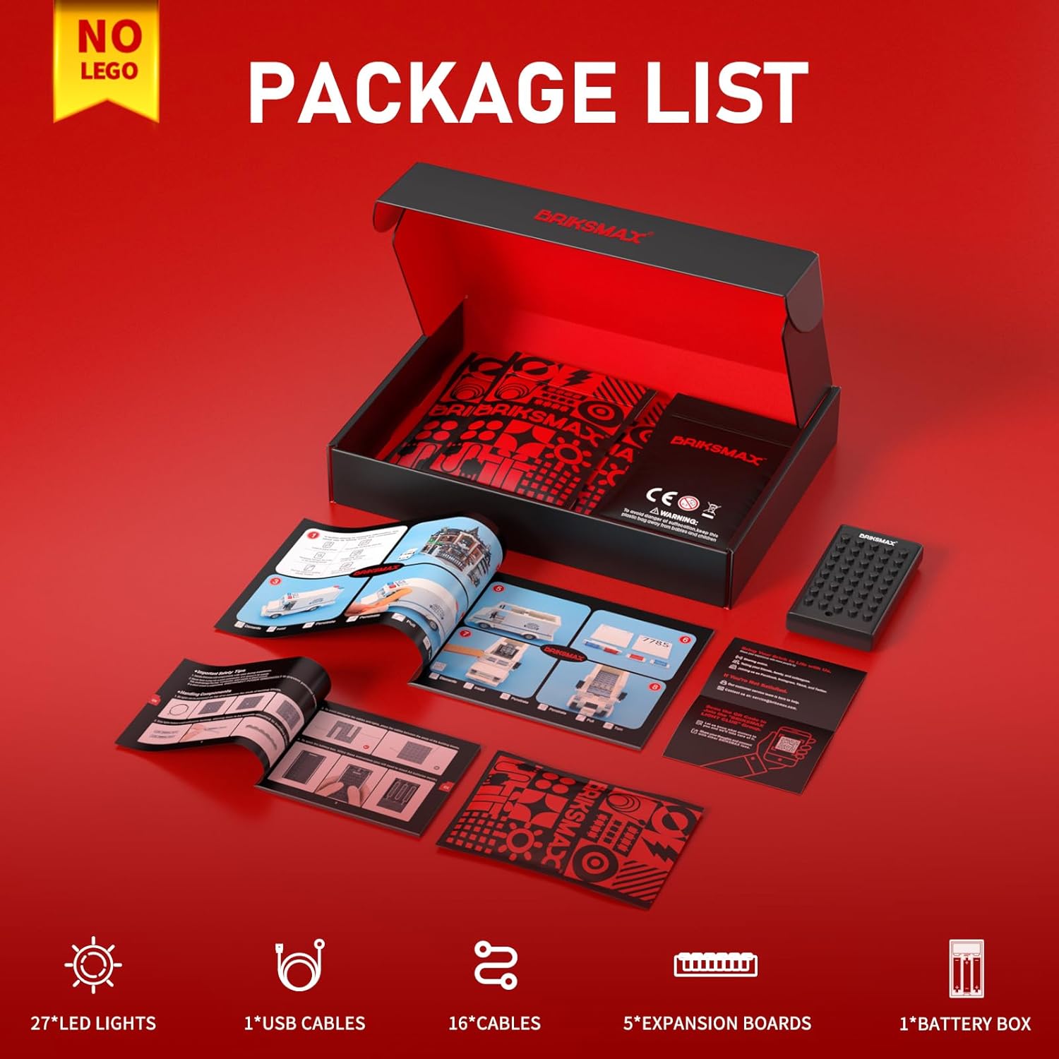 BRIKSMAX 2.0 Light Kit Compatible with Lego Icons Shopping Street 11371 Building Sets- Original LED Lighting Kits (Accessories Only) for Display, Gifts & Collectors