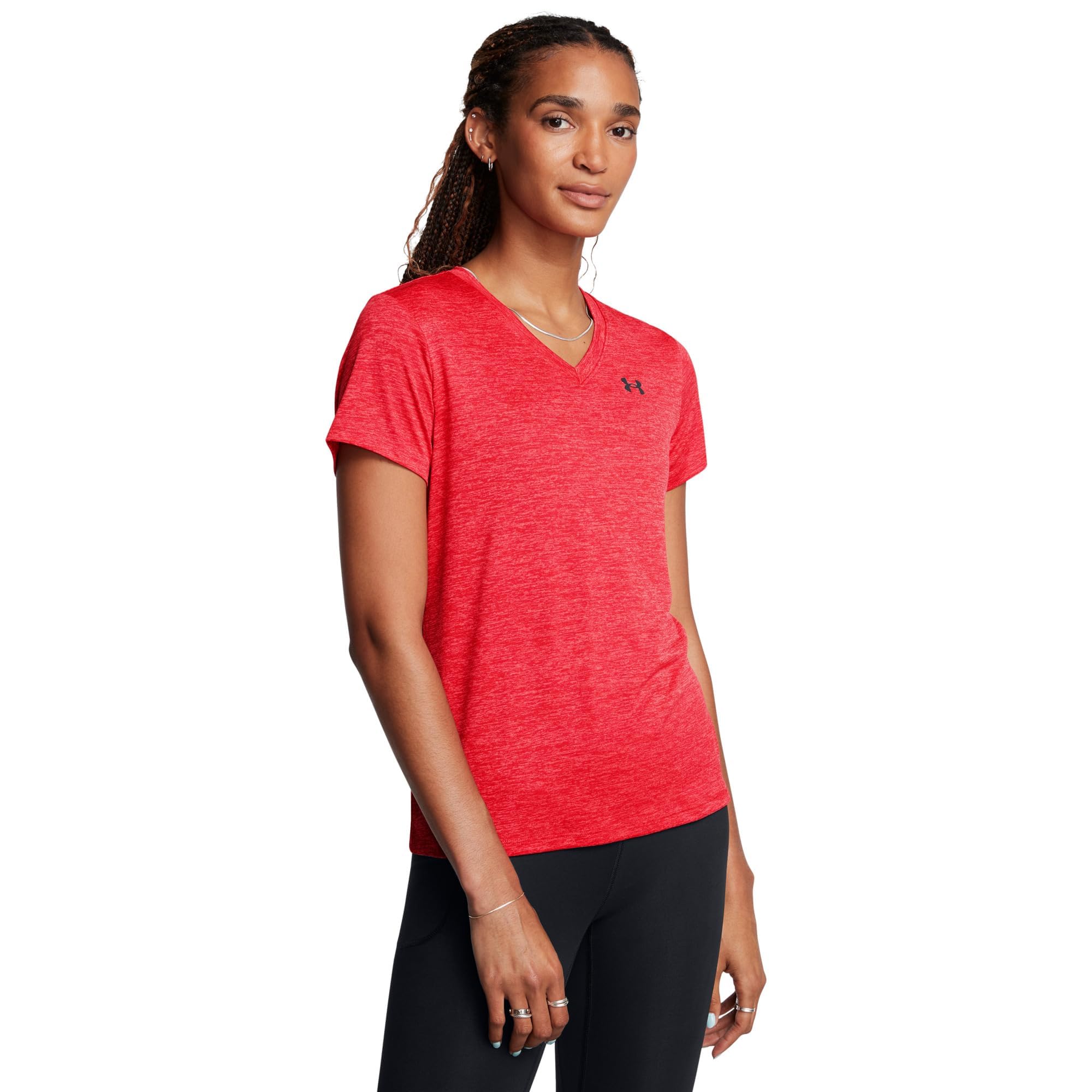 Under Armour Women's UA Tech™ Twist V-Neck Short Sleeve Tech SSV- Twist Mujer (Pack de 1) — view 96
