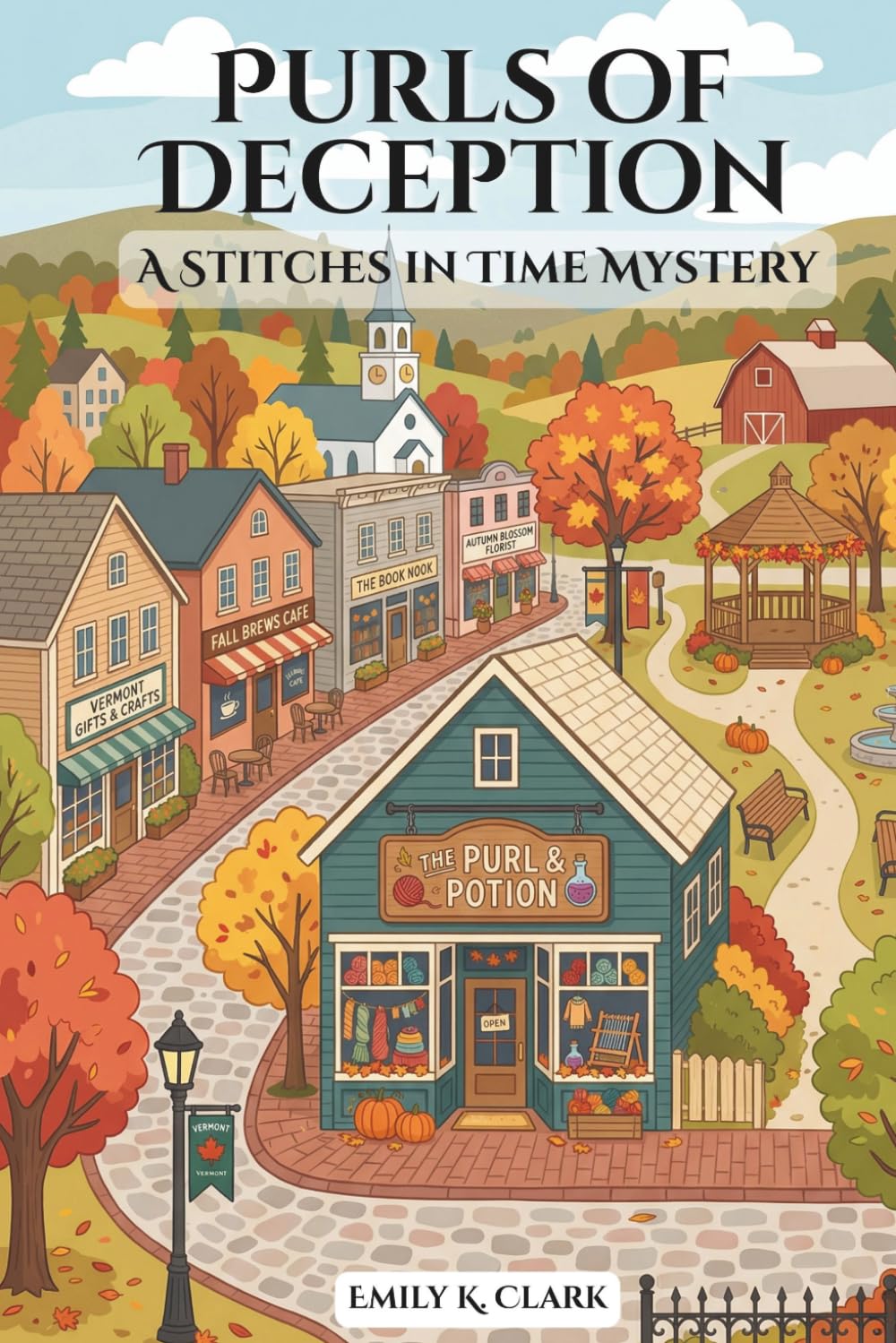 Purls of Deception: A Stitches in Time Mystery (Amateur Sleuths)