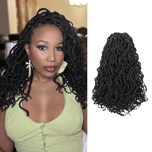 ToyoTress Pelo de ganchillo de imitación boho  12 pulgadas, 8 paquetes de cabello bohemio negro natural con extremos rizados para mujeres negras, disponible en Yaxa Guatemala