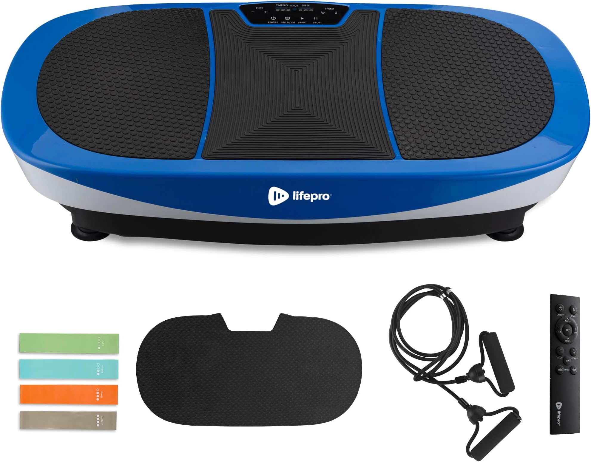 LifePro Vibration Plate Exercise Machine for Weight Loss | Rumblex Max 4D | Exercise Equipment For Home Use for Lymphatic Drainage | Home Workout Fitness Equipment with Exercise Band