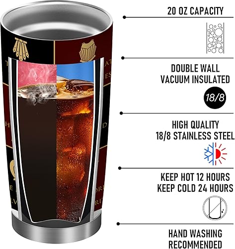 Miniatura 3 de Vaso aislado de 20 onzas con texto en inglés The Gospel of Peace Worship, regalo para sacerdote, vaso de acero inoxidable al vacío, regalos de